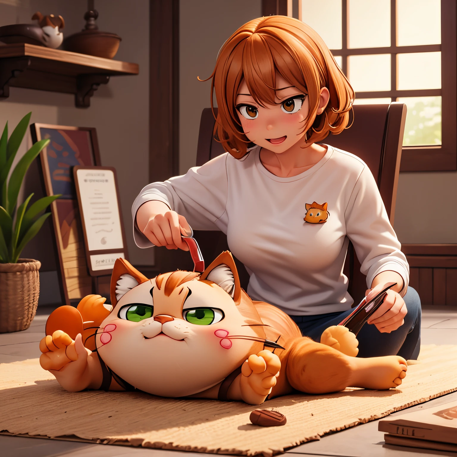 Garfield, masutepiece, Best Quality, Super Detail