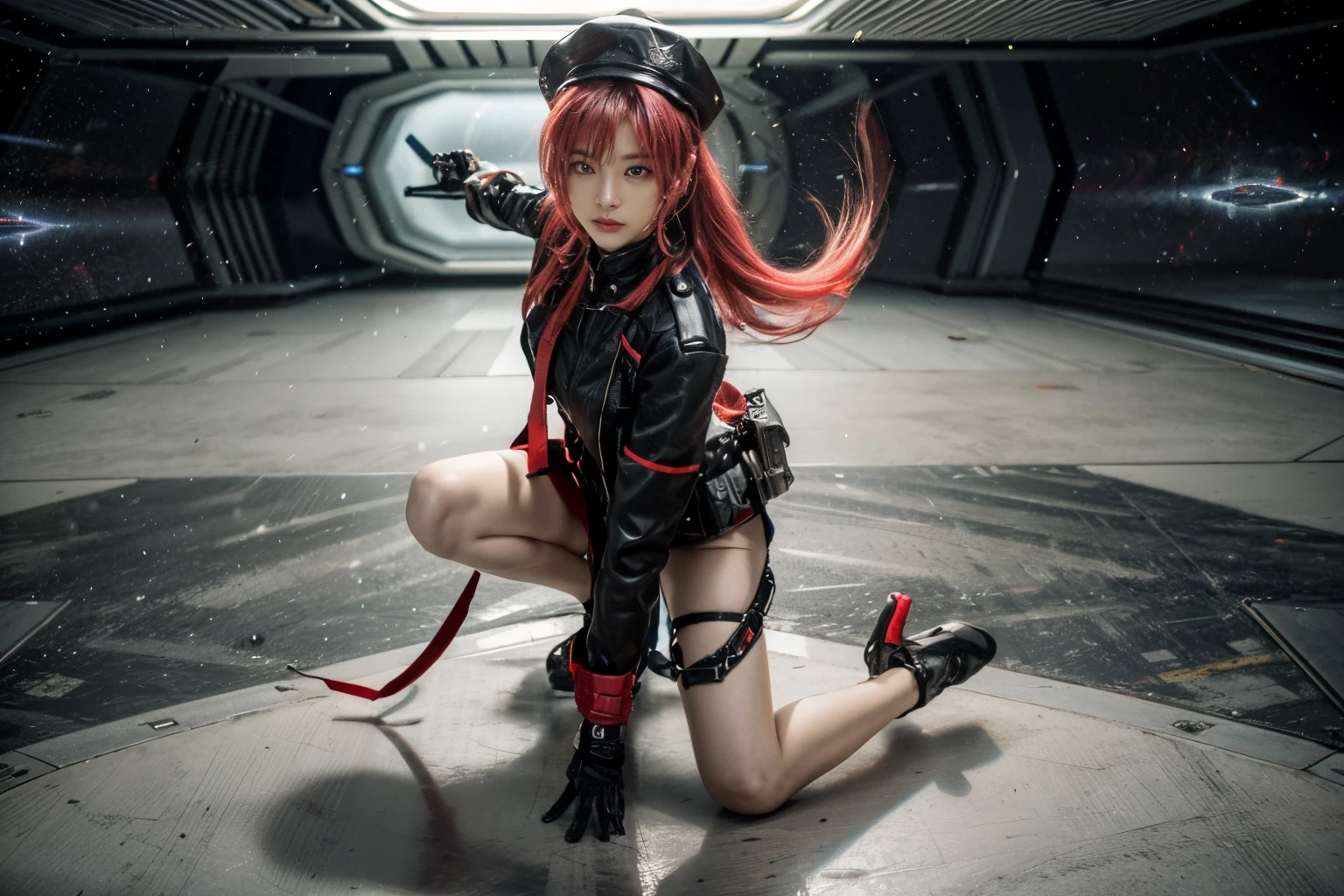 ((mejor calidad)), ((obra maestra)), (muy detallado:1.3), ..3d, hermoso (cyberpunk:1.3) Asuka Langley, ((Asuka Langley Shikinami)), ((traje de enchufe)) ((perfecto)) vida real, Una chica, cabin, Humano, Grande, ombligo, desnudez, (Obra maestra, highest qualityr), Rayo lateral, , hermosos ojos detallados, cadena de esclavos, collar de esclavo, trasero perfecto, pechos mojados, Ropa de esclavo, con los ojos muy abiertos, lengua de salida,-Lengua, loco, boca abierta, ahe-cara, rough breathing, sonrojarse, sudar, Ropa de esclavo, cabello multicolor, Dumpling pelo, cuerpo completo, Ropa reveladora, terminales de computadora operativas, servidores de computadora, Pantallas LCD, fibre optic cables, Logotipos corporativos, HDR (High Dymanic Range), Trazado de rayos, NVIDIA RTX, Super resolution, Irreal 5, Sub-Surface Scatterring, Texturas PBR, postprocesamiento, Anisotropic filtering, profundidad de campo, maximum sharpness and sharpness, Texturas multicapa, Mapeo de albedo y especular, sombreado de superficie, Accurate simulation of light-material interactions, proporciones perfectas, octane representation, duotone lighting, ISO bajo, balance de blancos, regla de tercios, apertura amplia, 8K RAW, high-efficiency subpixels, sub-pixel convolution, glow particles,