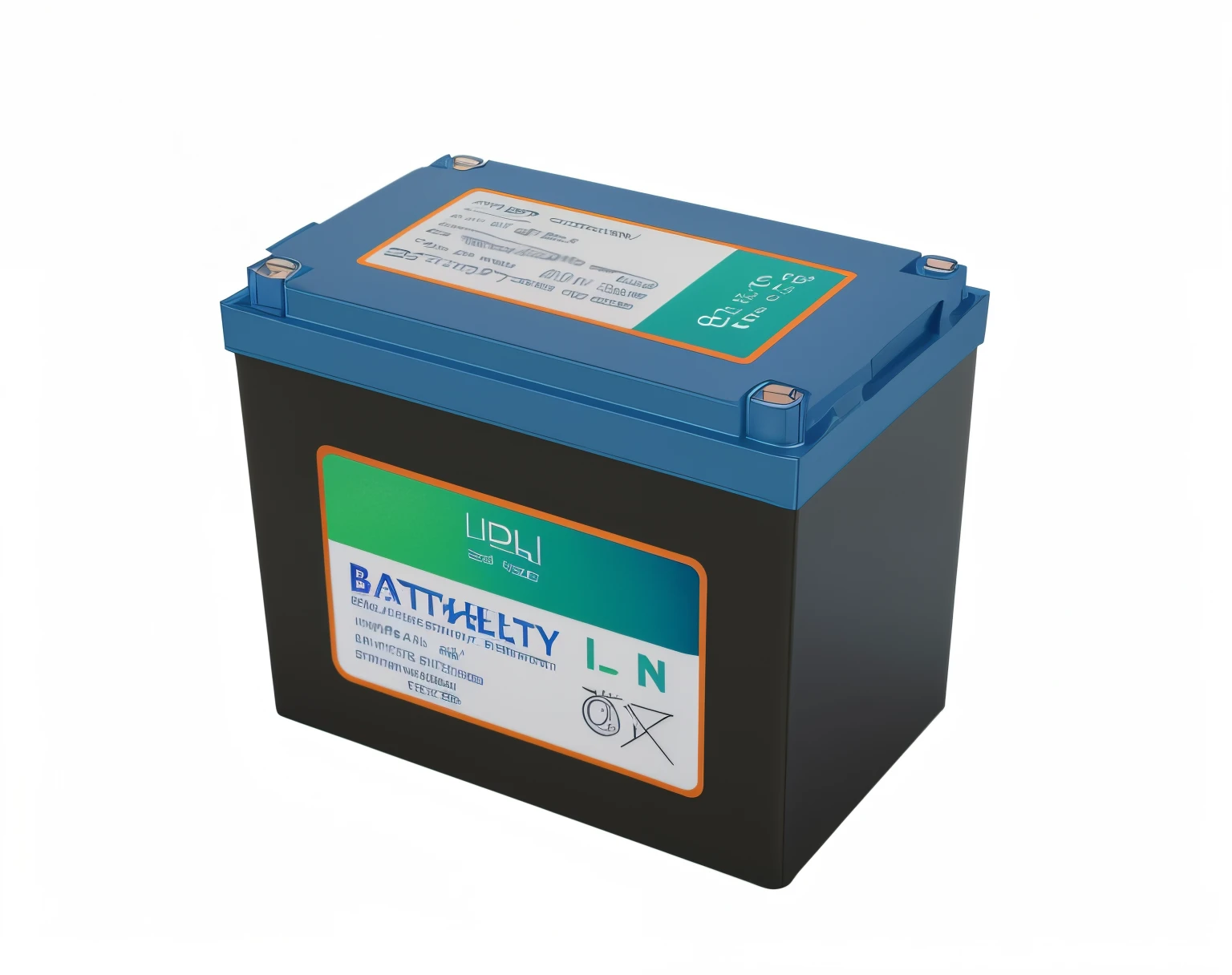 Close-up of battery with label, white backgrounid,battery, 8 hours 1 0 2 4, Julian Hatton, Infinite 3D rendering, 8l, 8l, high quality product image”, author:Sam Dielemans, With 3D rendering, With 3D rendering, high detail product photo, author:Kurt Roche, 2023 4k