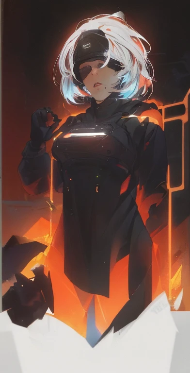 ((La mejor calidad)), ((obra maestra)), (muy detallado:1.3), ...............................................................................................................................................3D, Beautiful (cyberpunk:1.3) Mujer hacker, peinado corto,pelo corto, Volver al visor, cabello grueso, Terminal de ordenador operativo, Pantalla montada en la cabeza, computer server, Pantalla LCD, fiber optic cable, Logotipo de la empresa, HDR (High Dymanic Range), Trazado de rayos, NVIDIA RTX, Super resolution, Irreal 5, Subsoil Scatter, Textura PBR, Post-procesamiento, Anisotropic filtering, profundidad de campo, maximum sharpness and sharpness, Texturas multicapa, Albedo y Highlight Maps, Sombreado de superficies, Accurate simulation of light-material interactions, proporciones perfectas, Renderizado de octanaje, duotone lighting, ISO bajo, balance de blancos, Regla de los tercios, amplia apertura, 8K RAW, efficient sub-pixels, sub-pixel convolution, glow particles, dynamic pose