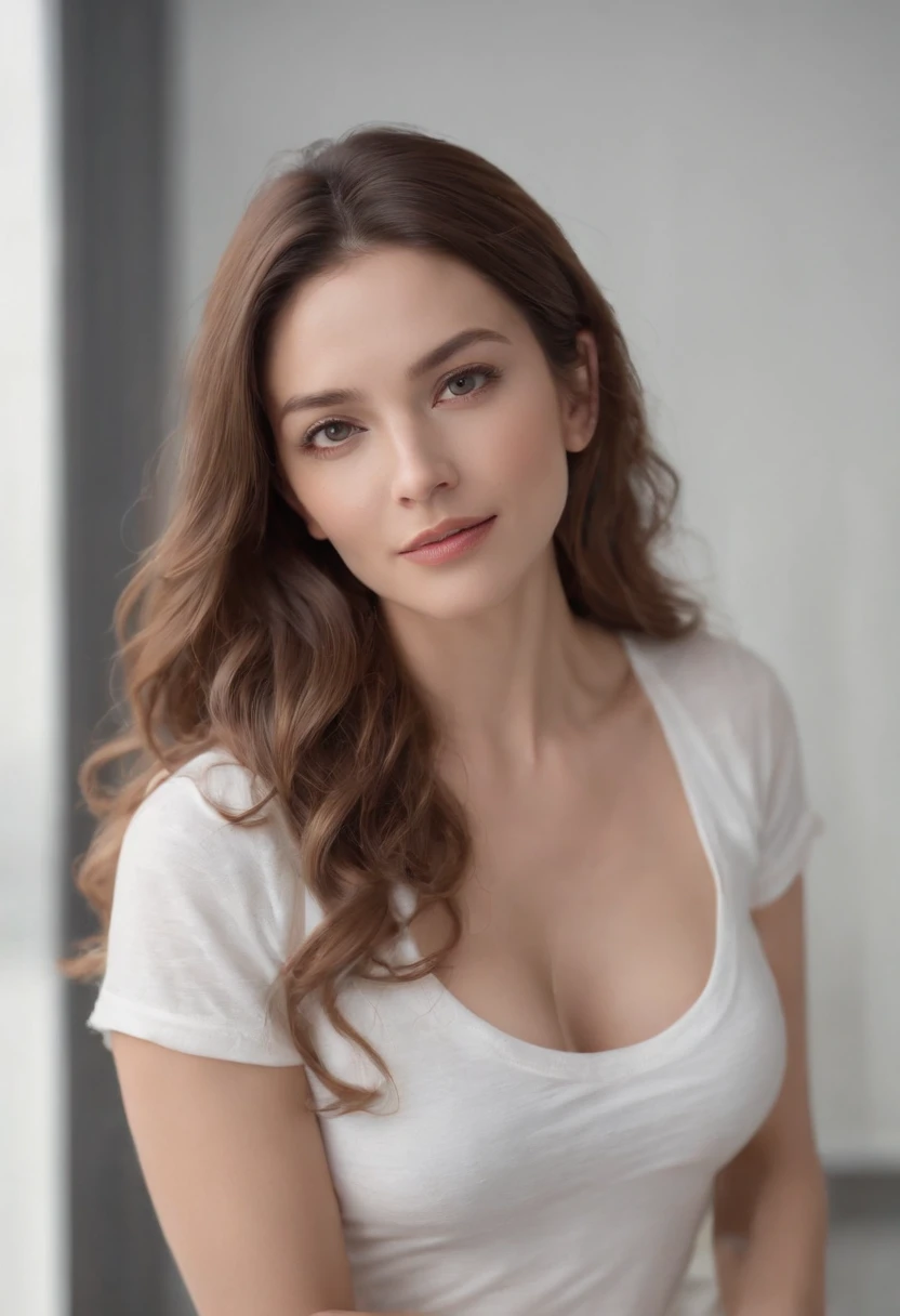 Woman 30 years old, Brown hair, slim, double d breast, similar to Laura neighborhoods