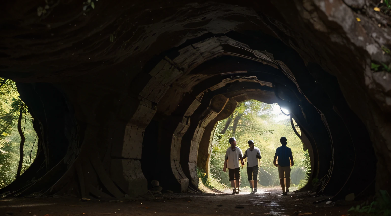 One sunny morning, as Kavin and his pals wandered through the woods, they stumbled upon a mysterious cave.