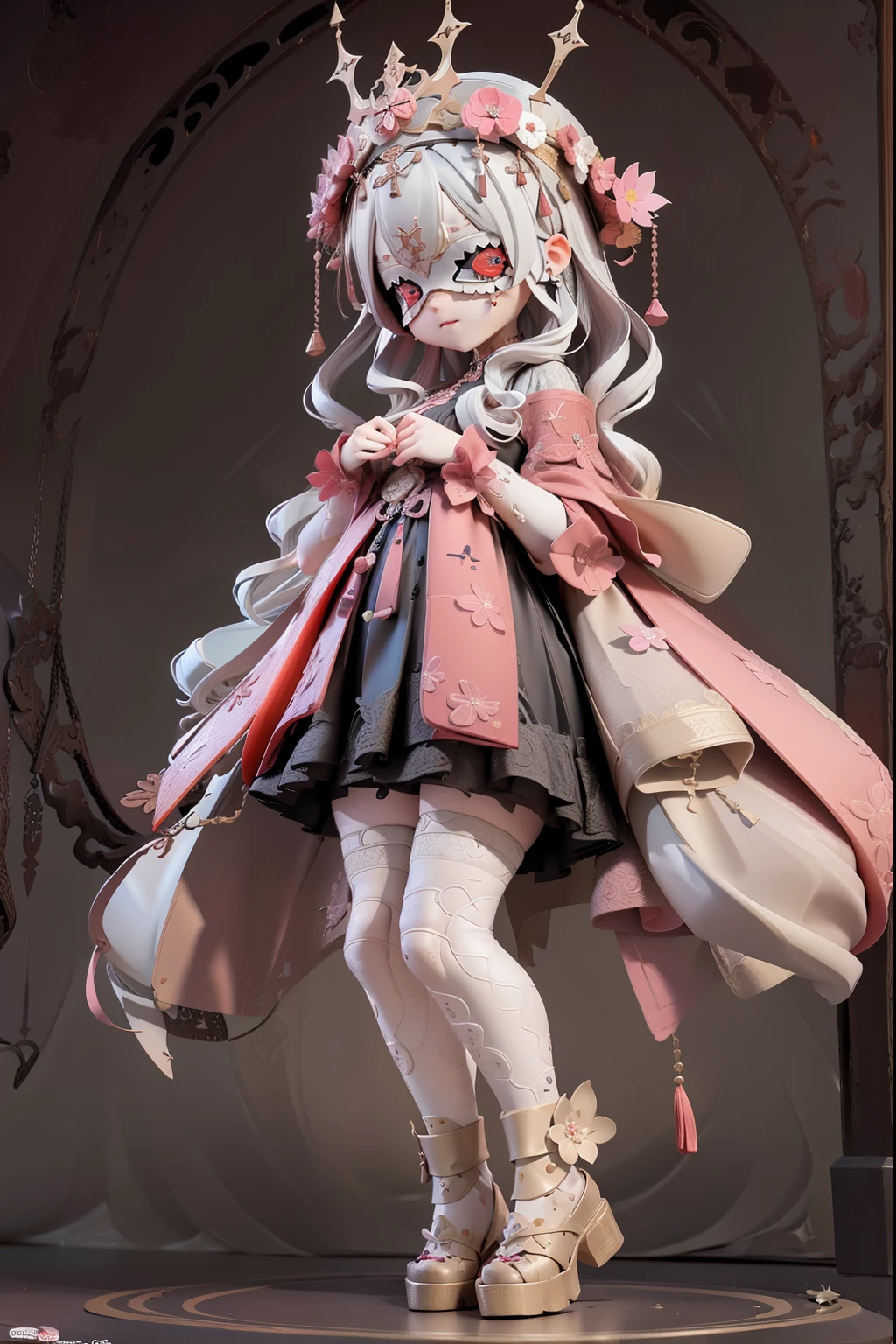 (Full body standing painting), 独奏, tmasterpiece, , Clear and clean background,microclose-up,01wawa, Woman wearing red blindness mask, Gothic dresses, lace decorations, Tone-mapping, Detailed pubic hair, The content is very detailed,1 Lady , Surgery, bright, heads, Shown in_..Connecticut, Eau, bloods_ships,, (tmasterpiece: 1.3), (a better one_quality: 1.3), (extremist_Detailed pubic hair: 1.3), 8K, exceedingly_Certainly, Endless realism, (ultra-realistic realism: 1.3), the detail, Training details, ultra - detailed, ultra - detailed, The content is very detailed, The most detailed, tall_the detail, Colorful, The beautiful, HighDynamicRange, Photorealsitic, A high resolution, extremist_tall_Nada, photographers, Aesthetic, exceedingly_Exquisite,(arte de terror, terror), A high resolution, 16k, ..raw, Ultra-high none, hyper-detailing, Detailed pubic hair, Extremely fine and beautiful shadows, The content is very detailed, realist, very detailed photo, Award-winning glamour photo, horrorcore, white backgrounid, Full body lesbian, transparent background, simple backgound,tchibi