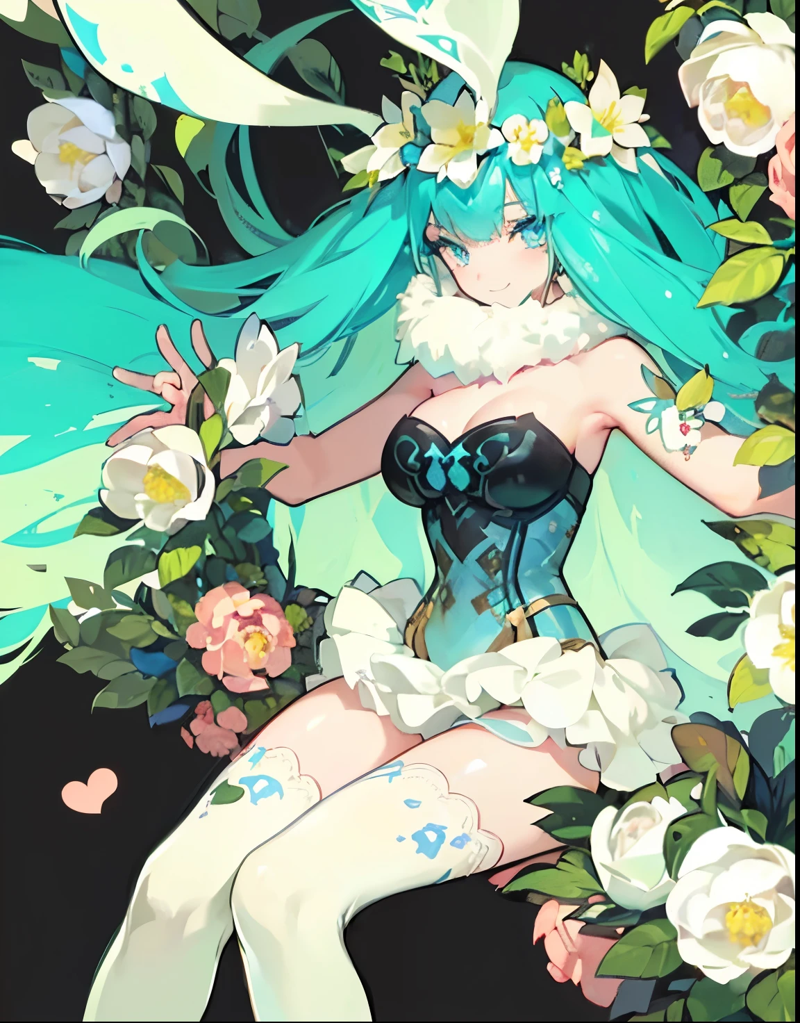A goddess of love in her small garden, She is surrounded by beautiful flowers, Little angels and fairies accompany her. Su mirada revisa la dulzura, Se viste de forma luminosa y vaporosa. Su cuerpo es esbelto y espectacular. ((pechos grandes)) (cuerpo fitness)