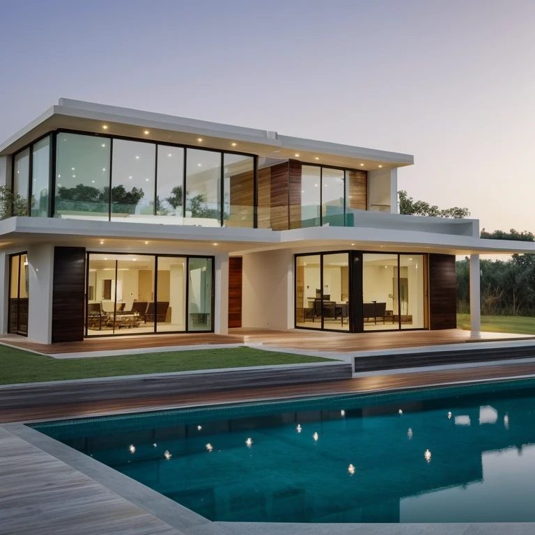 A modern villa