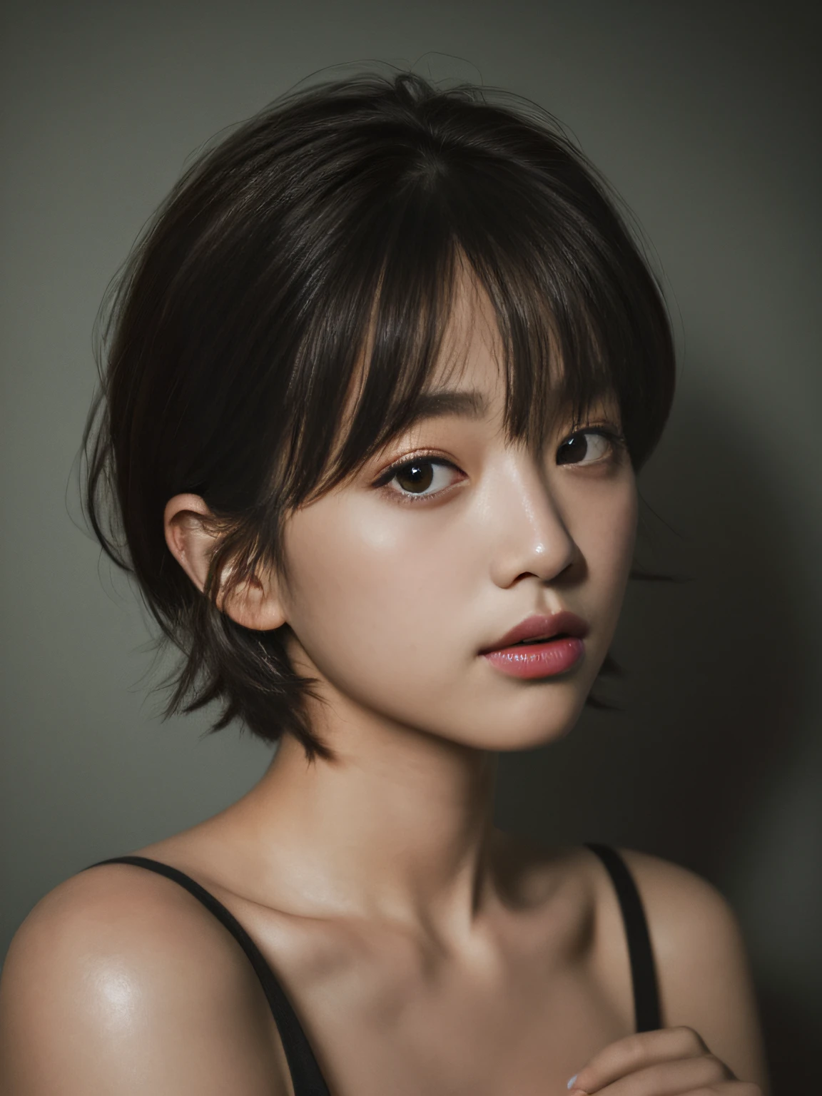 ,Random Pause, Mix 4,,(Highest quality, masterpiece, 
girl, whole body, naked, NUDE, naked nipple vagina
, neat hair With bangs, With bangs, , Short Hair With bangs, 