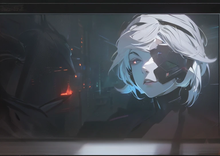 ((La mejor calidad)), ((obra maestra)), (muy detallado:1.3), ...............................................................................................................................................3D, Beautiful (cyberpunk:1.3) Mujer hacker, peinado corto,pelo corto, Volver al visor, cabello grueso, Terminal de ordenador operativo, Pantalla montada en la cabeza, computer server, Pantalla LCD, fiber optic cable, Logotipo de la empresa, HDR (High Dymanic Range), Trazado de rayos, NVIDIA RTX, Super resolution, Irreal 5, Subsoil Scatter, Textura PBR, Post-procesamiento, Anisotropic filtering, profundidad de campo, maximum sharpness and sharpness, Texturas multicapa, Albedo y Highlight Maps, Sombreado de superficies, Accurate simulation of light-material interactions, proporciones perfectas, Renderizado de octanaje, duotone lighting, ISO bajo, balance de blancos, Regla de los tercios, amplia apertura, 8K RAW, efficient sub-pixels, sub-pixel convolution, glow particles, dynamic pose