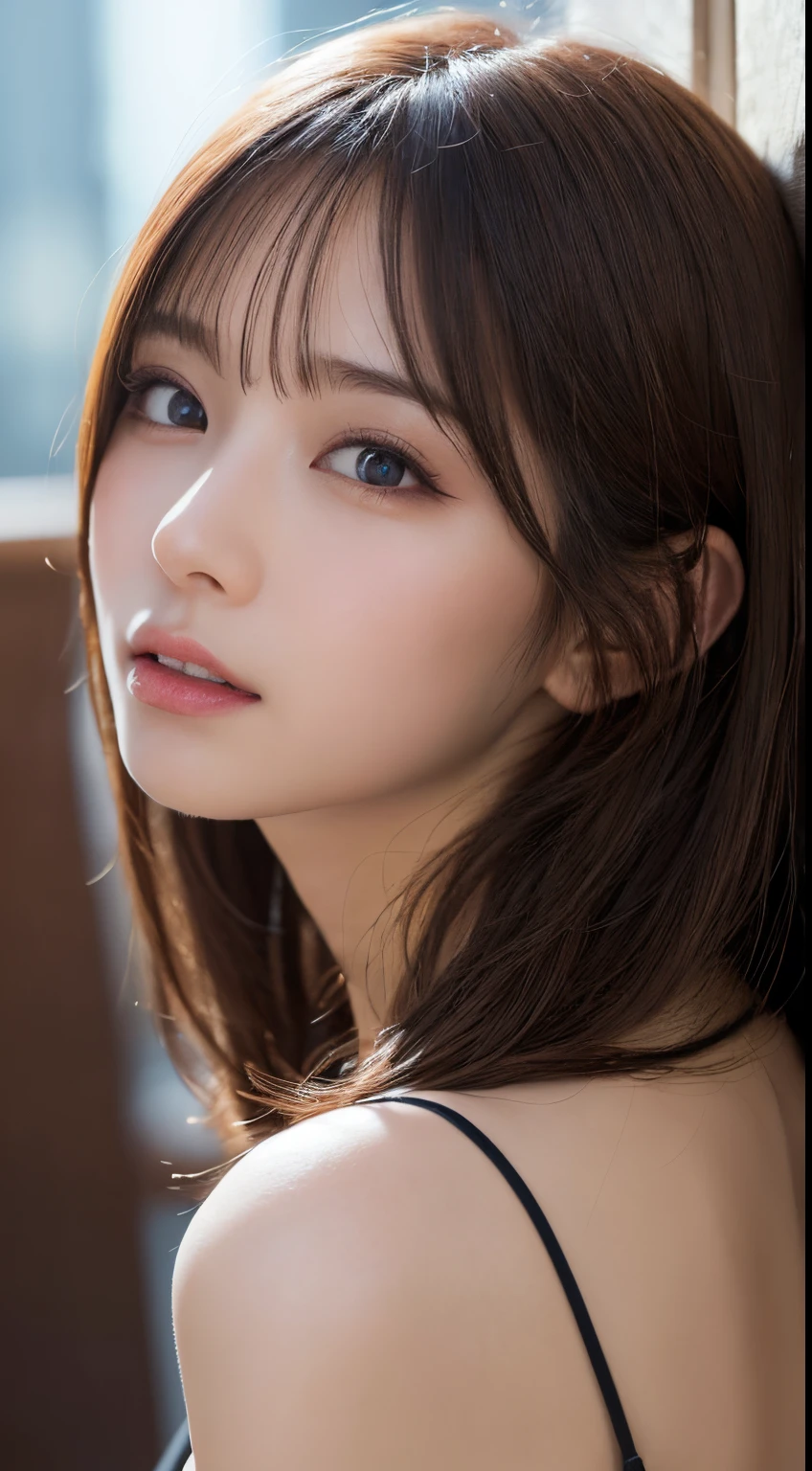 masutepiece, Best Quality, Illustration, Ultra-detailed, finely detail, hight resolution, 8K Wallpaper, Perfect dynamic composition, Beautiful detailed eyes , Hotel(Bet), Sexy face,Face feeling ecstasy,Face at the peak of sexual arousal,Excited face from sex