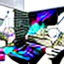 Bedroom, future, color, hologram, fashion
