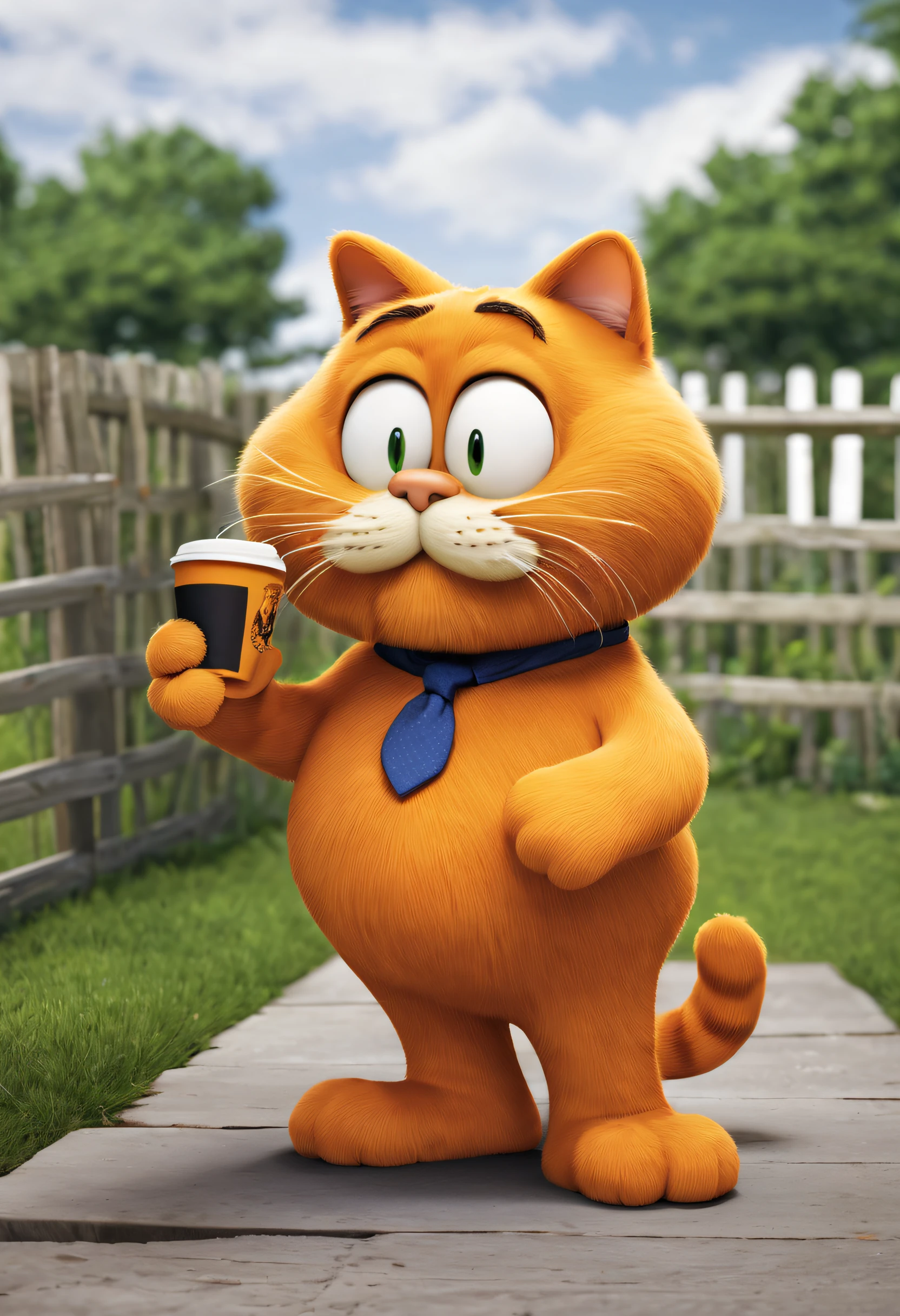 (tmasterpiece),（ultra - detailed: 1.3），Best quality，（Sparkling: 1.2），Garfield Kingdom，((Orange Garfield: 1.3, dress like a king, diadems, Cloak, jewely, sugar cane, Surprised and confused expression)),（the moon is empty)，royal palace，moon full，without humans，fantasy medieval style, and other decorations, The world of dreams, Cute cartoon design style, Bubble Mart, vibrant with colors，bright，1.Realism increased by 4 times，hyper HD，Everything is shown in this beautiful scene，(The content is very detailed，Reasonable design，Clear lines，High- sharpness，tmasterpiece，offcial art，movie light effect，8K),