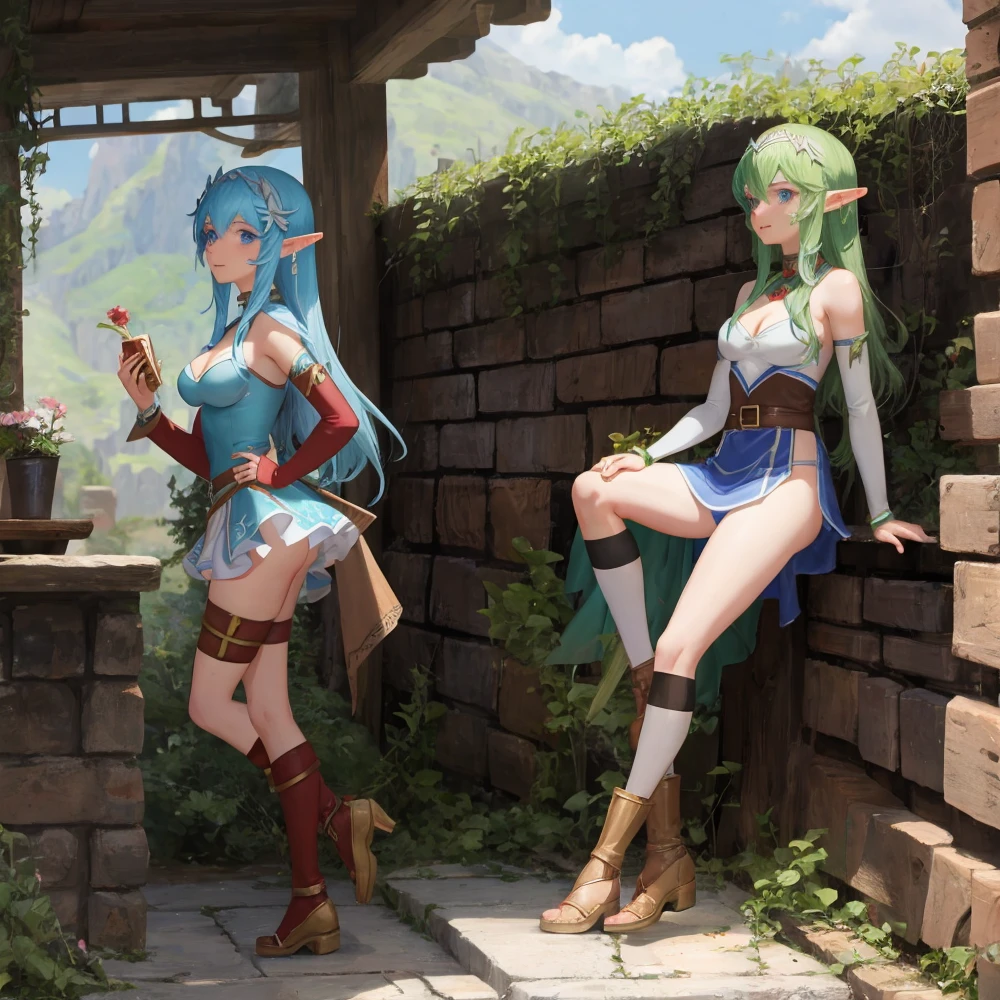 frieren is an elf on an adventure in isekai after training