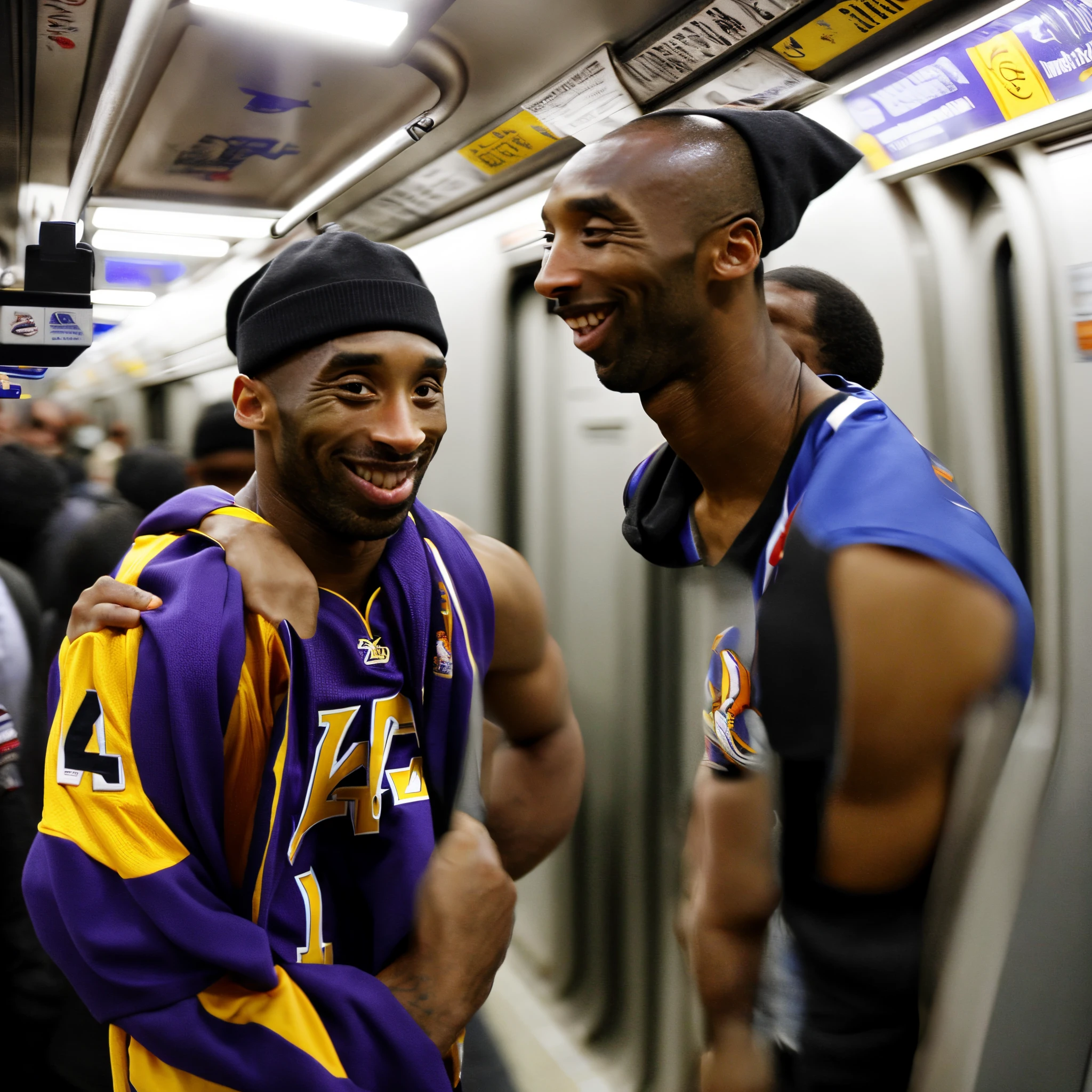 Kobe Bryant was a rat man on the subway
