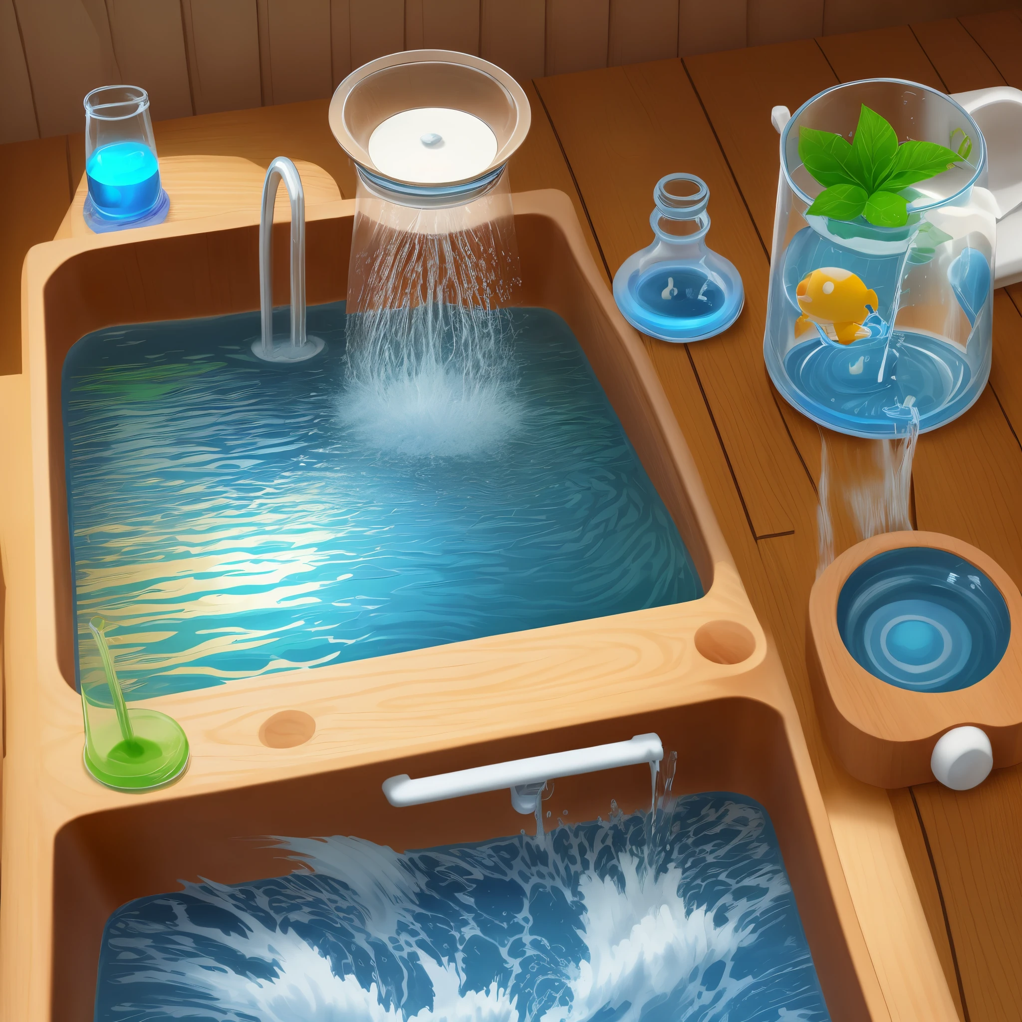 cartoon elementary school science 5 years flowingwater lesson