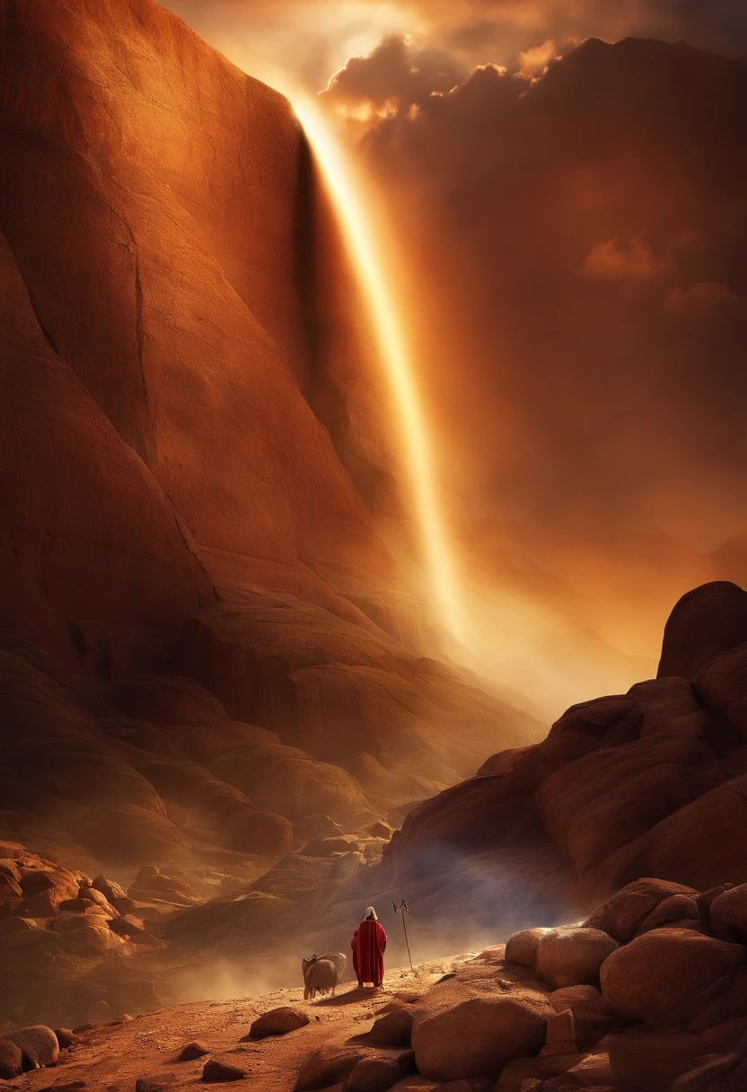 The Ten Commandments of Moses、moses tablet、the top of mount sinai、bow down to god、bow down to god