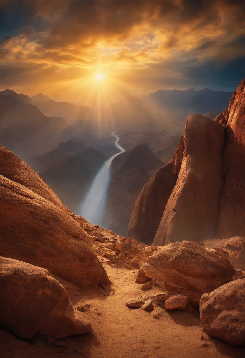 The Ten Commandments of Moses、moses tablet、the top of mount sinai、bow down to god、bow down to god
