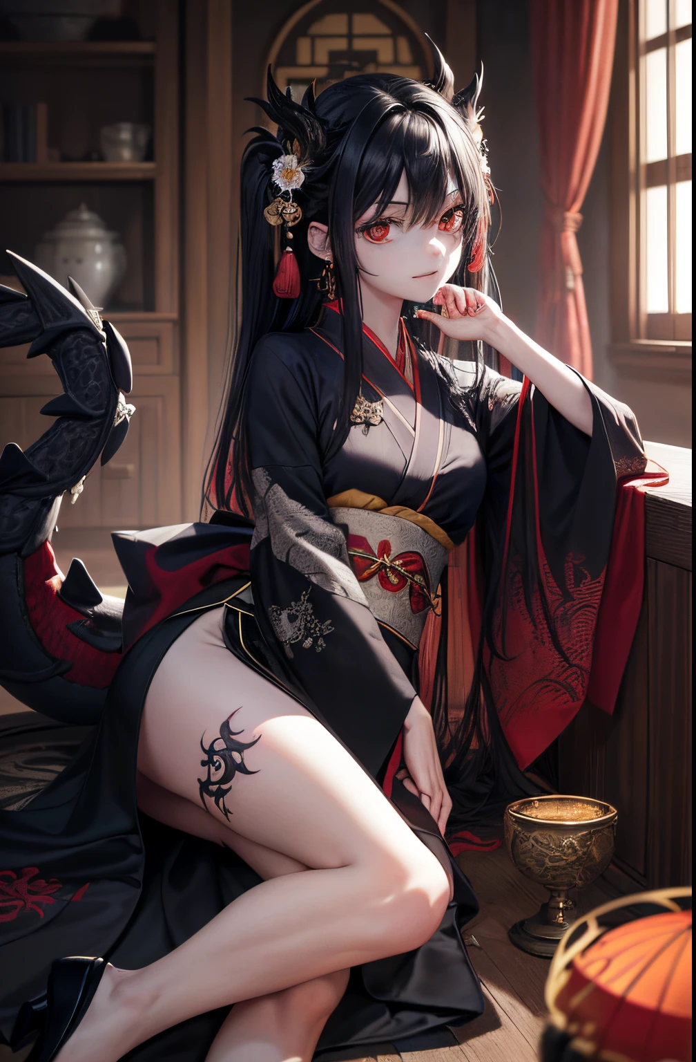 Girl with long black hair、Kimono appearance、(traditional Japanese room)、moonlights、white stocking glue eyes、red lipsticks、Hairpin、veranda、no panties,pussy juice,(dildo in the vagina),(pussy juice)、Angry look、red blush、Teary-eyed、Solo、dildo in the vagina,(dildo in the vagina)、(chains)、(SM with chain)、(Restraint of SM play)、(SM Play)、(I’m coming)、(2Book horns),(Mass sweat)