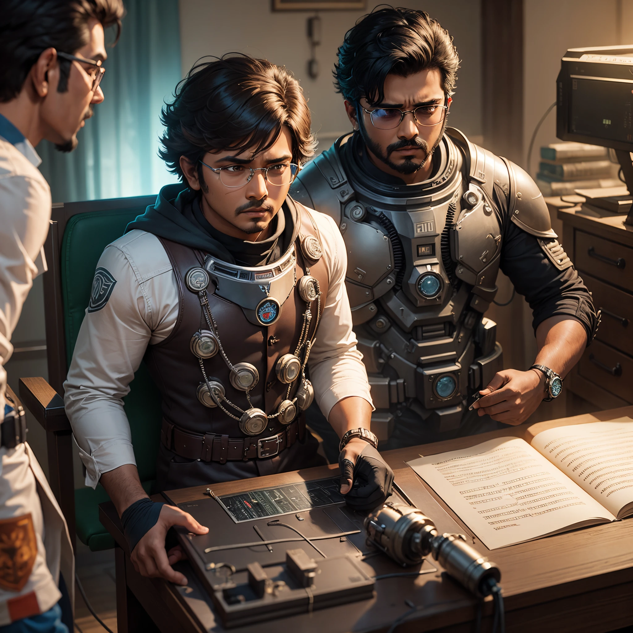 Chitti learns about all the means and modes of operation.