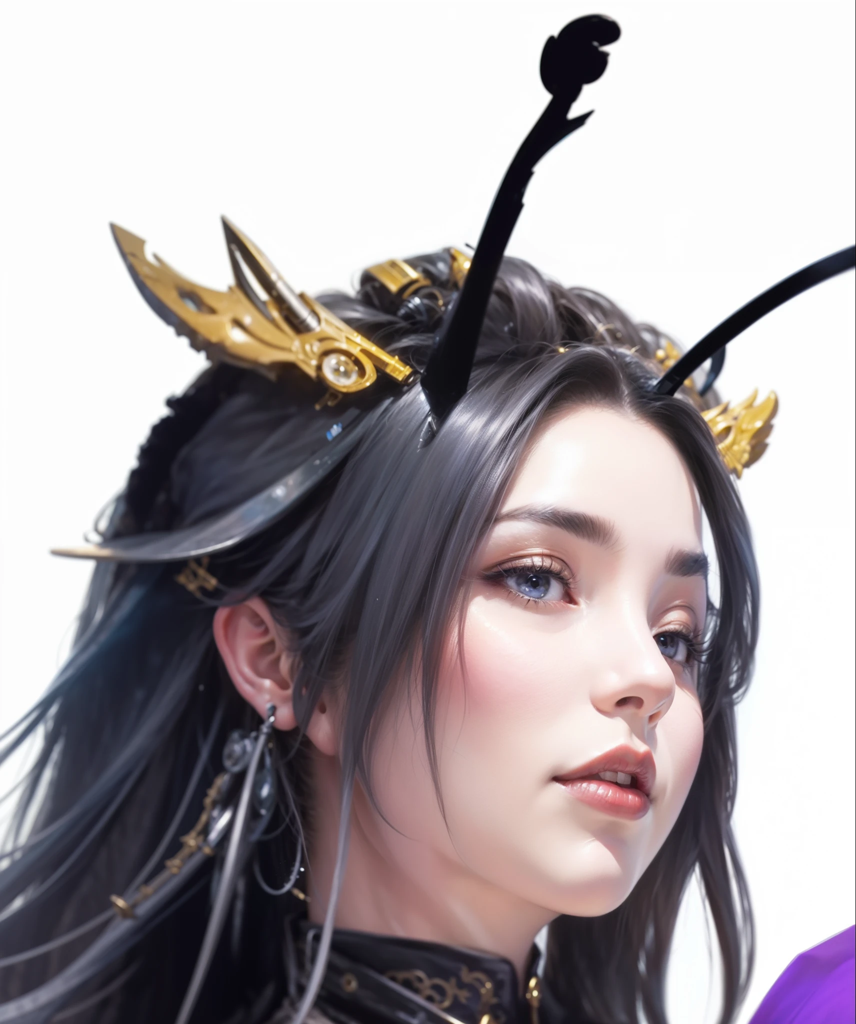 Look up,good-looking face,Beutiful women,brunette color hair,Black hair,assassins,warrioress,Cold,Mizore,Long Gun,witch woman,Beutiful women,bow and arrows,leathers,metals,ssmile,low head,small loli,Teenage girl,human character,the face,the hair,Hairline,woman's face,femele,black hair color hair,sweetheart,heads,the face,jewely,precious stones,diamond,flashy clothes,obi strip,Decorative style,metals,metals,golds,soybean,Cloth pleats,precious stones,32K ,(tmasterpiece,top-quality,Best quality at best,offcial art),(8K,Best quality at best,tmasterpiece:1.2),(((white backgrounid,)))(strike/Baoxiang),like a dream,tmasterpiece, Realistic image of medieval countryside. GenreFantasy, fiction,metals,32K ,(tmasterpiece,top-quality,Best quality at best,offcial art)