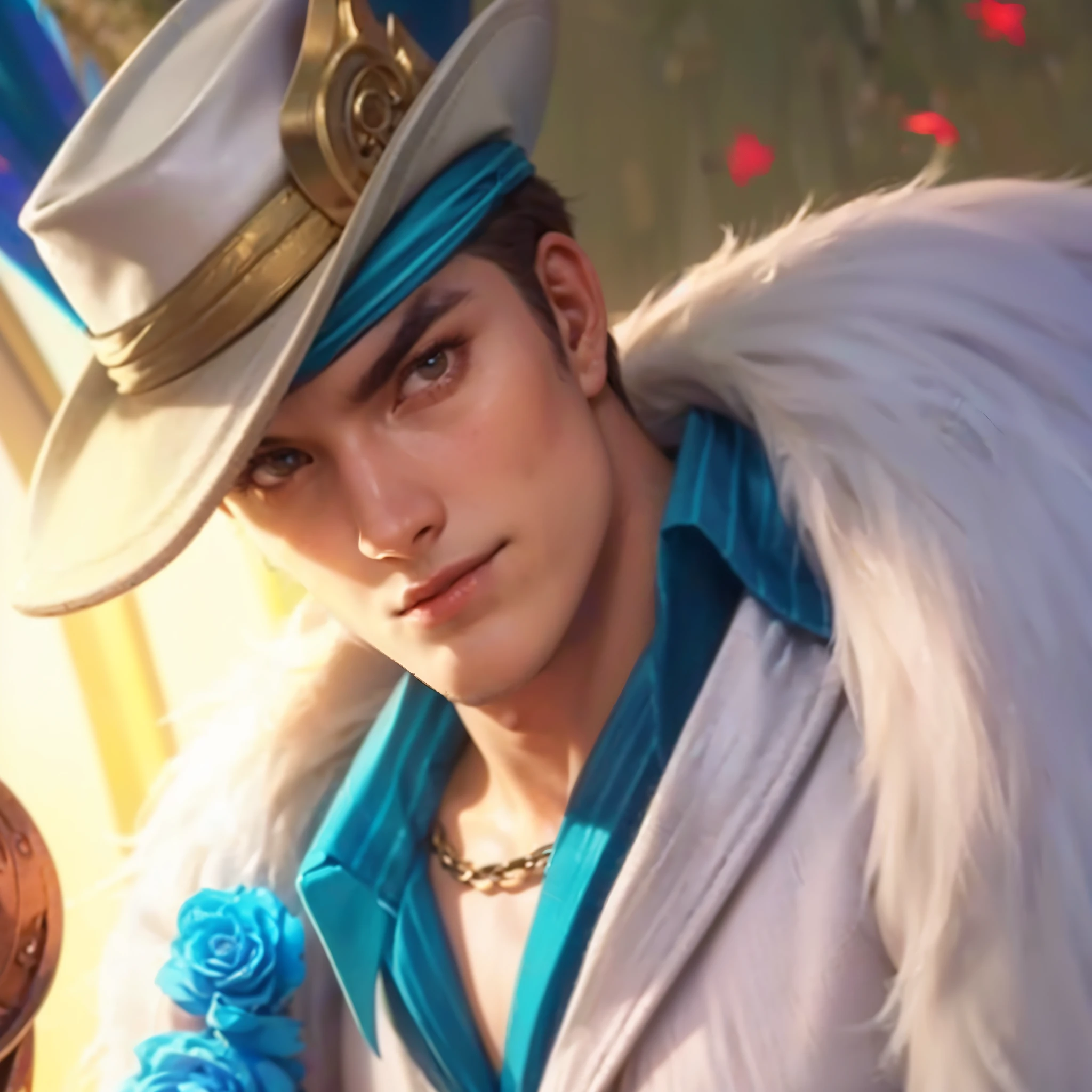 (max resolution: 1.2), (Ultra HDTV: 1.2), 8K resolution, Eye and skin details, detailed facial features, , (Sharp focus: 1, 2), ( Accurate focus) facial expressions: 1,2), Standing boy , (Brown hair), (Shirtless), Shirtless, Perfect muscles, 8 pack, (Black briefs), Blue sky, Tree mortar, Transplant