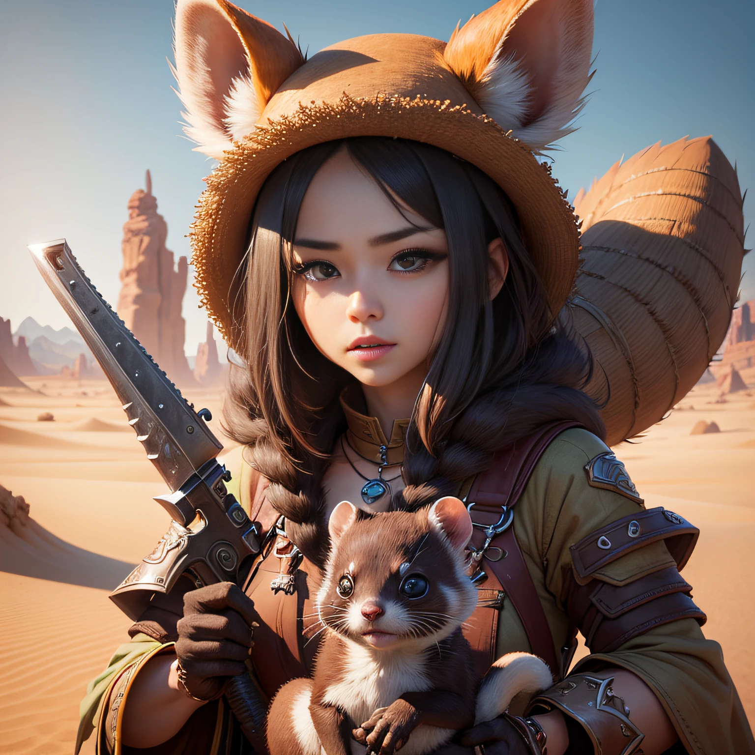 (RTX_flat:1.3), score_9,score_8_up,score_7_up, 1girl, fishing, fishing_rod, cat_ears, blender, 3d <lora:DI_RTX_on_pony_diffusion_v6:1.0>