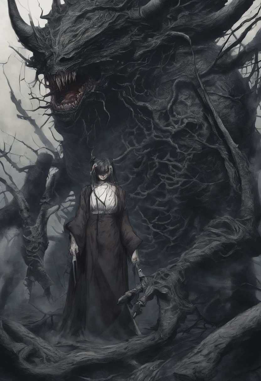 Japan Female Demon，full bodyesbian
