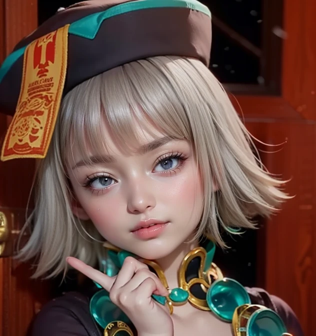 extreme close-up,It's snowing,(town walk),(ultra detailed skin),curvy,petite,beautiful breasts,large breasts,pale skin,pointy breasts,erect nipples,(fantasy art,Highest image quality,Hyperrealist portrait,(8k),ultra-realistic,best quality, high quality, high definition, high quality texture,high detail,beautiful detailed,fine detailed,extremely detailed cg,detailed texture,a realistic representation of the face,masterpiece,Sense of presence,Dynamic,bold),(thin hair),(soft hair),Swept long bangs,extra light coppery amber hair,hair over one eye,clothed,(baggy sweater),tight mini skirt,stockings,Engineer boot