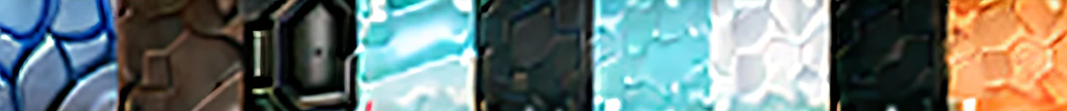 um close de um monte de tiras de tecido de cores diferentes, pele escamada, tileable, skin peaks, scales skin dog, textura de videogame, Imagem do jogo, mapa de textura, pixel degradation, pele obsidiana, conjunto de azulejos, tileable texture, pele obsidianos, Textura 2D, Textura 2D, barbarian pelt, textura do jogo, Background Story(solid)