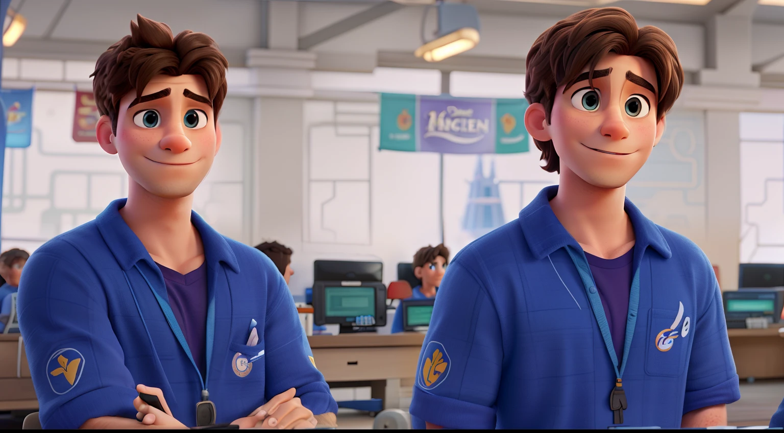 A Disney banner movie about 2 brothers addicted to programming that want to be the best on IT in the world