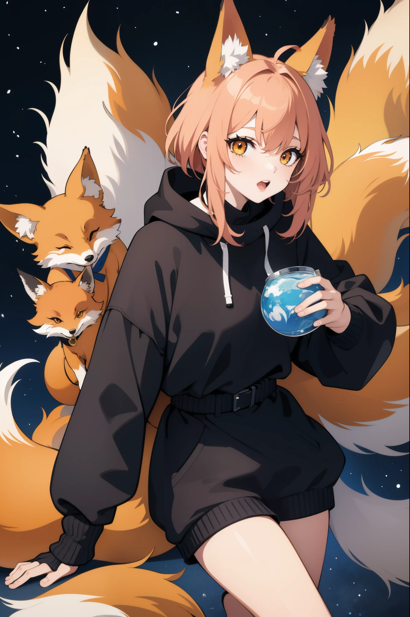 Humanoid anime fox
