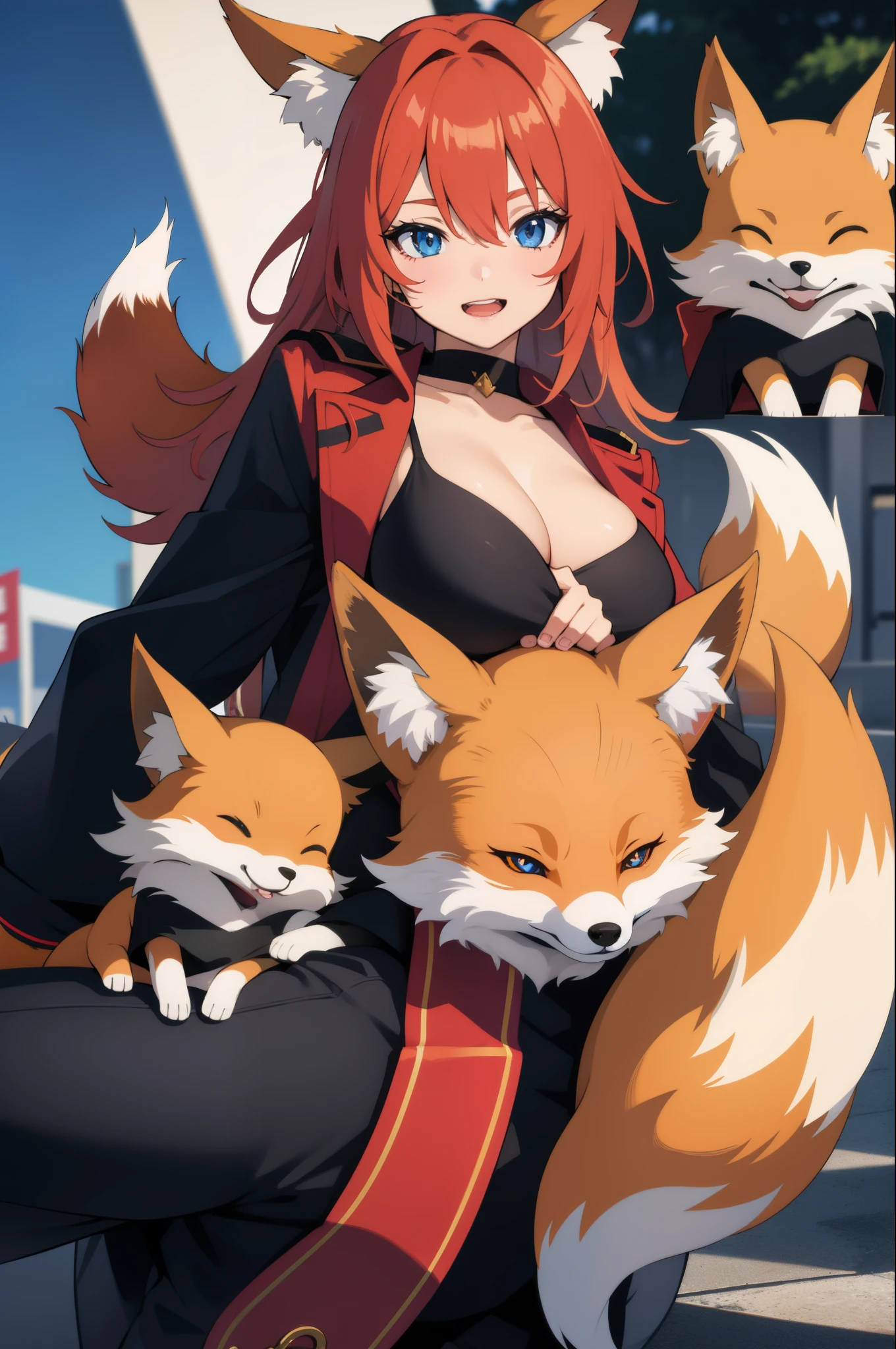 Humanoid anime fox