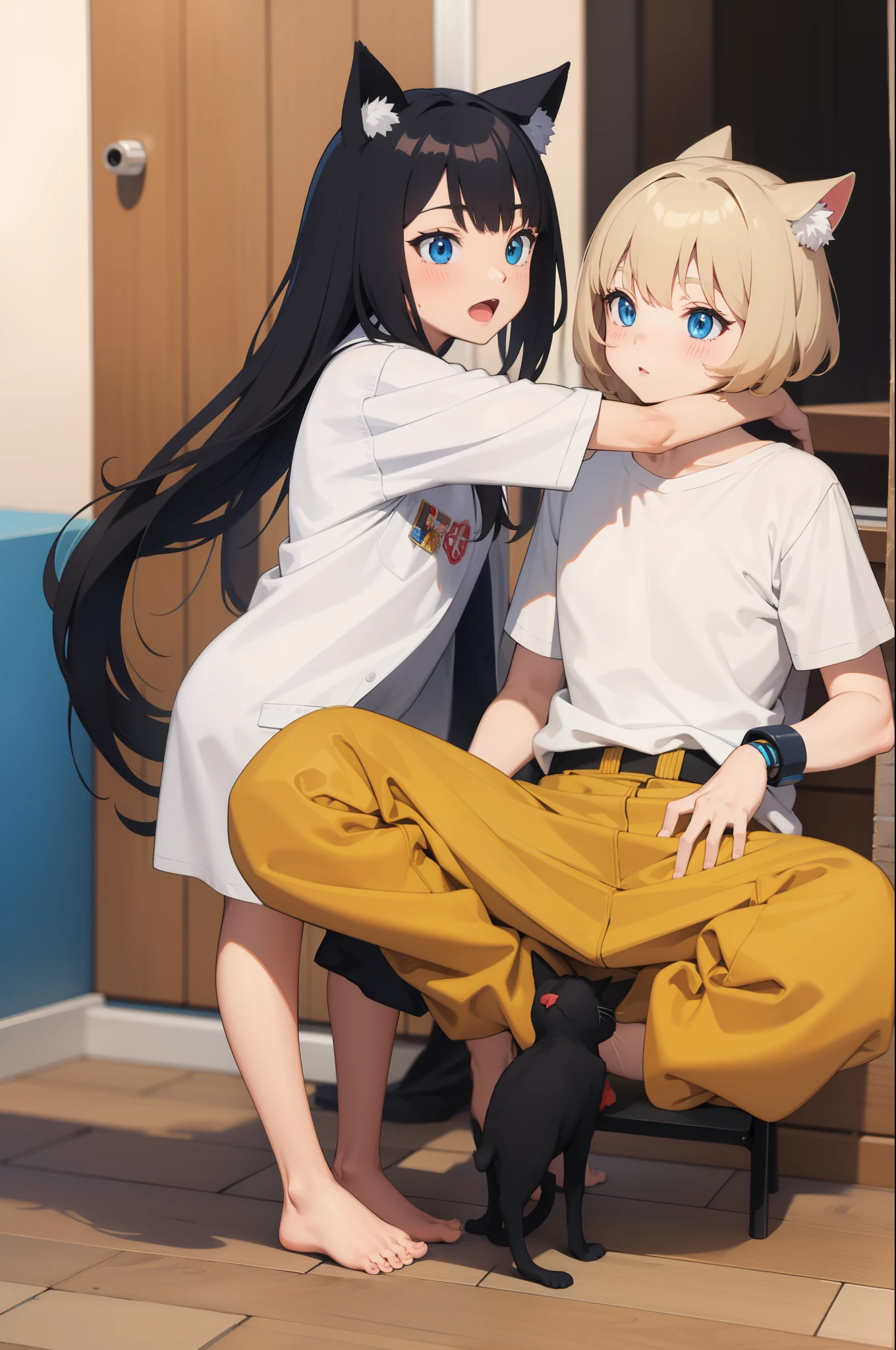 Humanoid anime cat