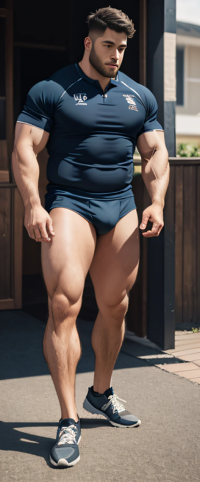 masuter piece、well built、an legs、underfoot、Underwear、FULL BODYSHOT、Age 25、Rugby players、Wild、bbw、muscular、macho、male people、short-haired、Fade Cut
