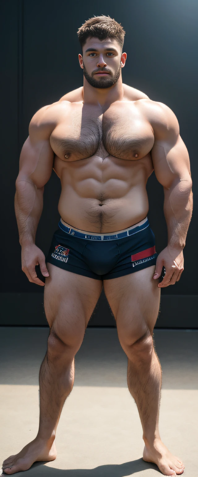 masuter piece、well built、an legs、underfoot、Underwear、FULL BODYSHOT、Age 25、Rugby players、Wild、bbw、muscular、macho、male people、short-haired、Fade Cut