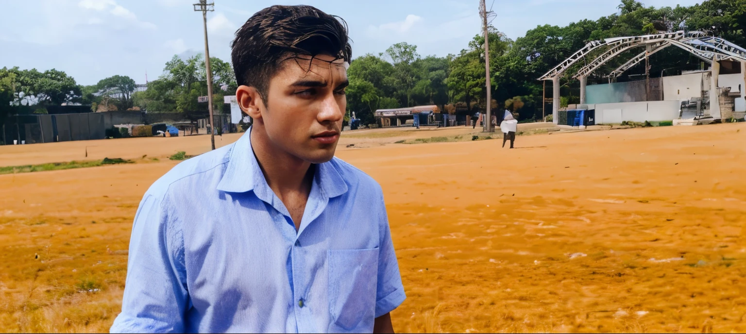 Handsome realistic boy