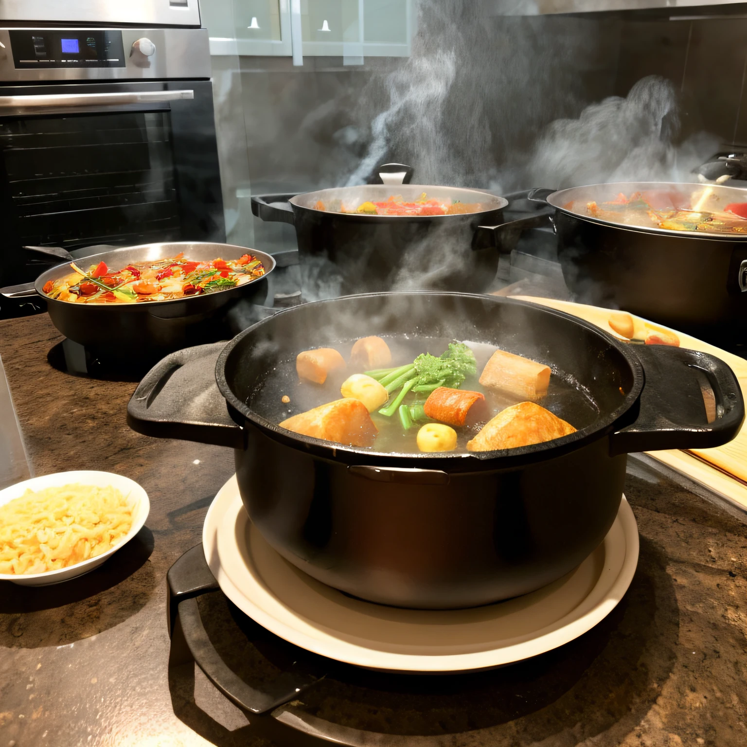 Hot pot cooking