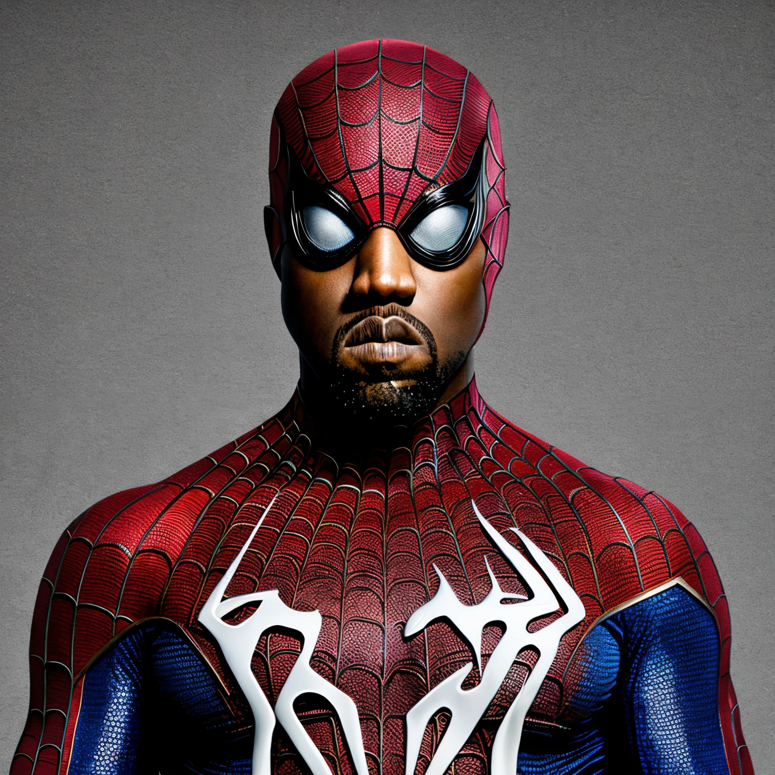 Kanye west as spiderman