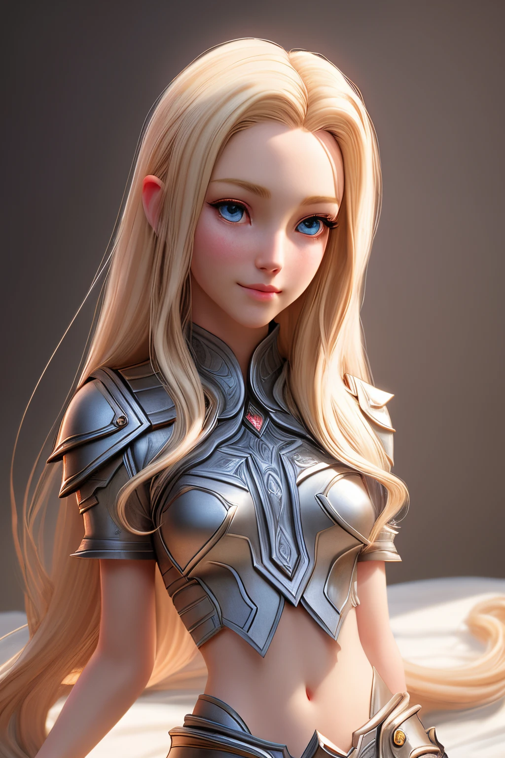 close up 1girl in, Solo, Aesthetic artwork, blond, straight blonde hair, super long blonde hair, light blue eyes, some small freckles, pale skin, A-cup, small breasts, runners body, (thin hips, thin waist: 1.25), detailed skin, shy smile, (laying down: 1.25), wearing Warcraft armor, World of Warcraft, Janea Proudmore, 50mm, 4k textures, soft cinematic light, RAW intricate, elegant, highly detailed, sharp focus, ((((cinematic look)))), soothing tones, insane details, intricate details, hyperdetailed, low contrast, soft cinematic light, dim colors, exposure blend, hdr, faded