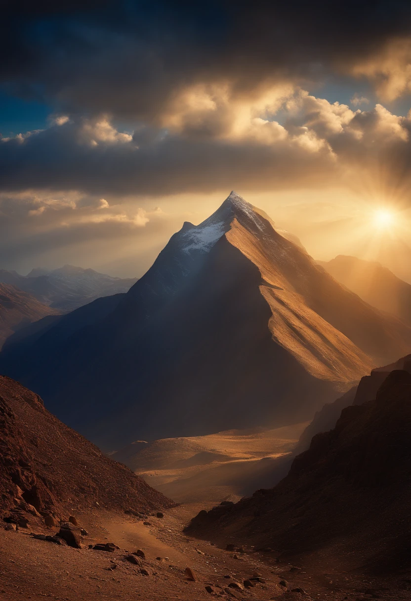 The Ten Commandments of Moses、moses tablet、the top of mount sinai、moses praises god、moses thanks god、There is the glorious glory of God、May it be a blessing、The glow that illuminates the top of the mountain、Shining light from directly above the summit、brilliance