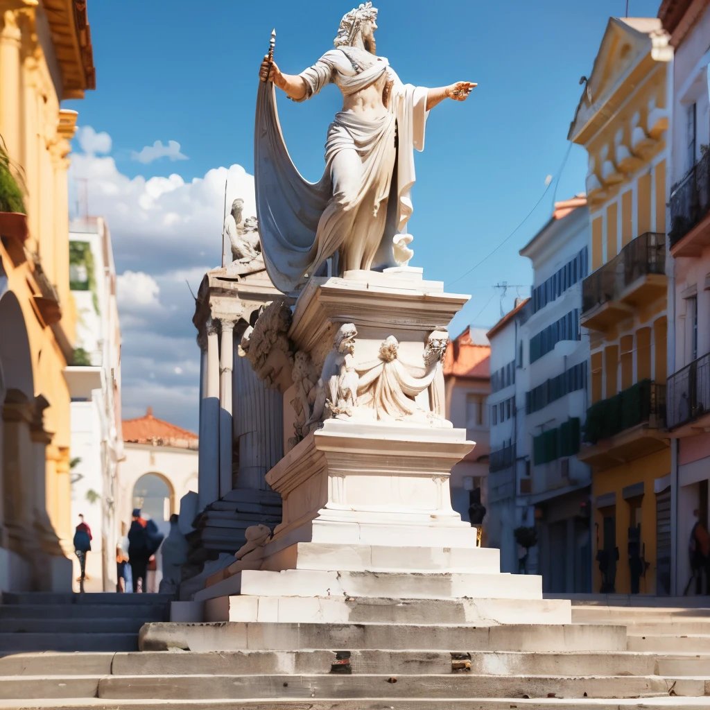 estatua grega, 4k realista --auto --s2