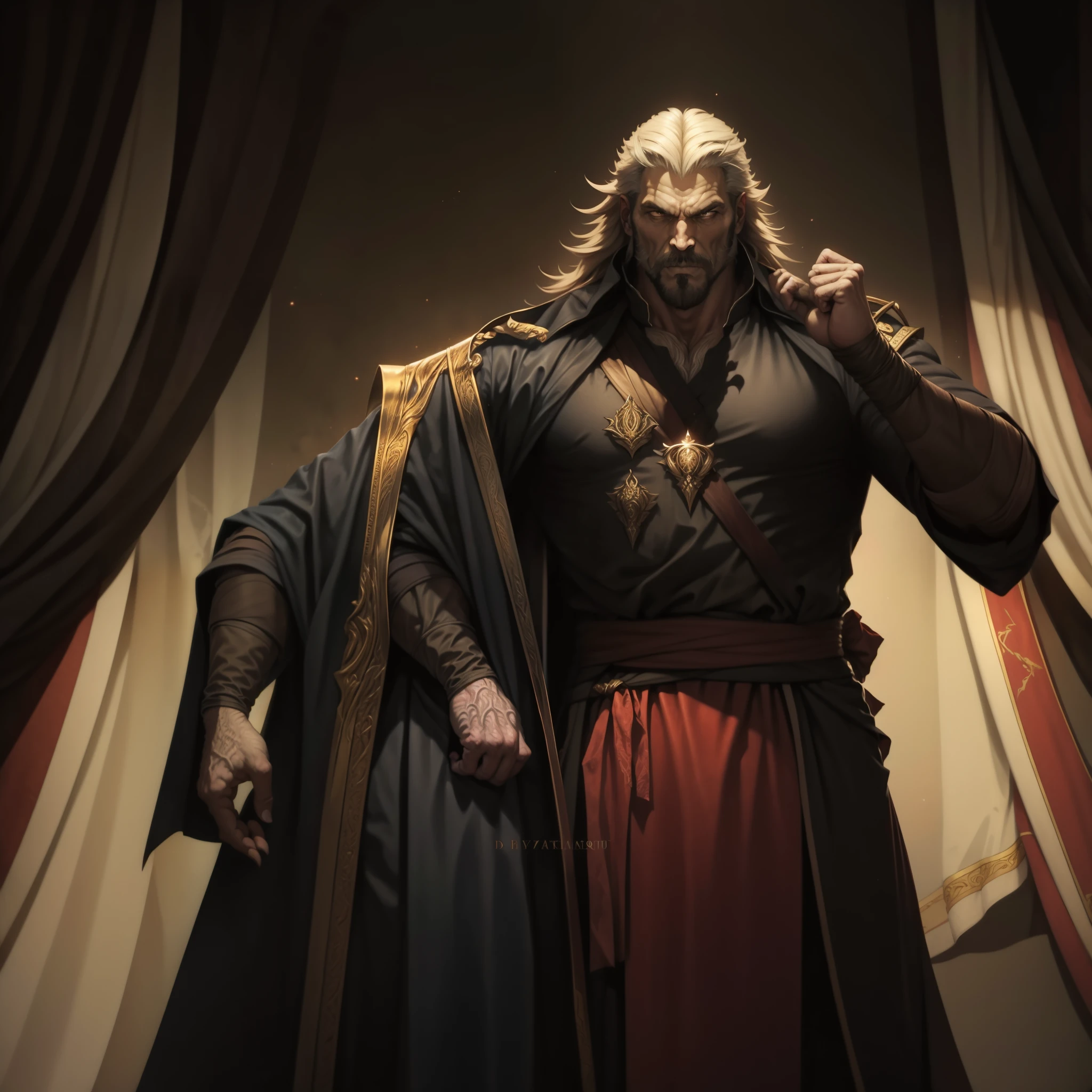 Hokuto no ken Castlevania marocain Le Seigneur des ombres hyper réaliste super détaillé Pinch de vue dynamique chef-d'Oeuvre scène cinématique scènes de filme Lord Dracula dirigeant des troupes armée de démons pour combattre des détails pointus cinématique portrait zoom