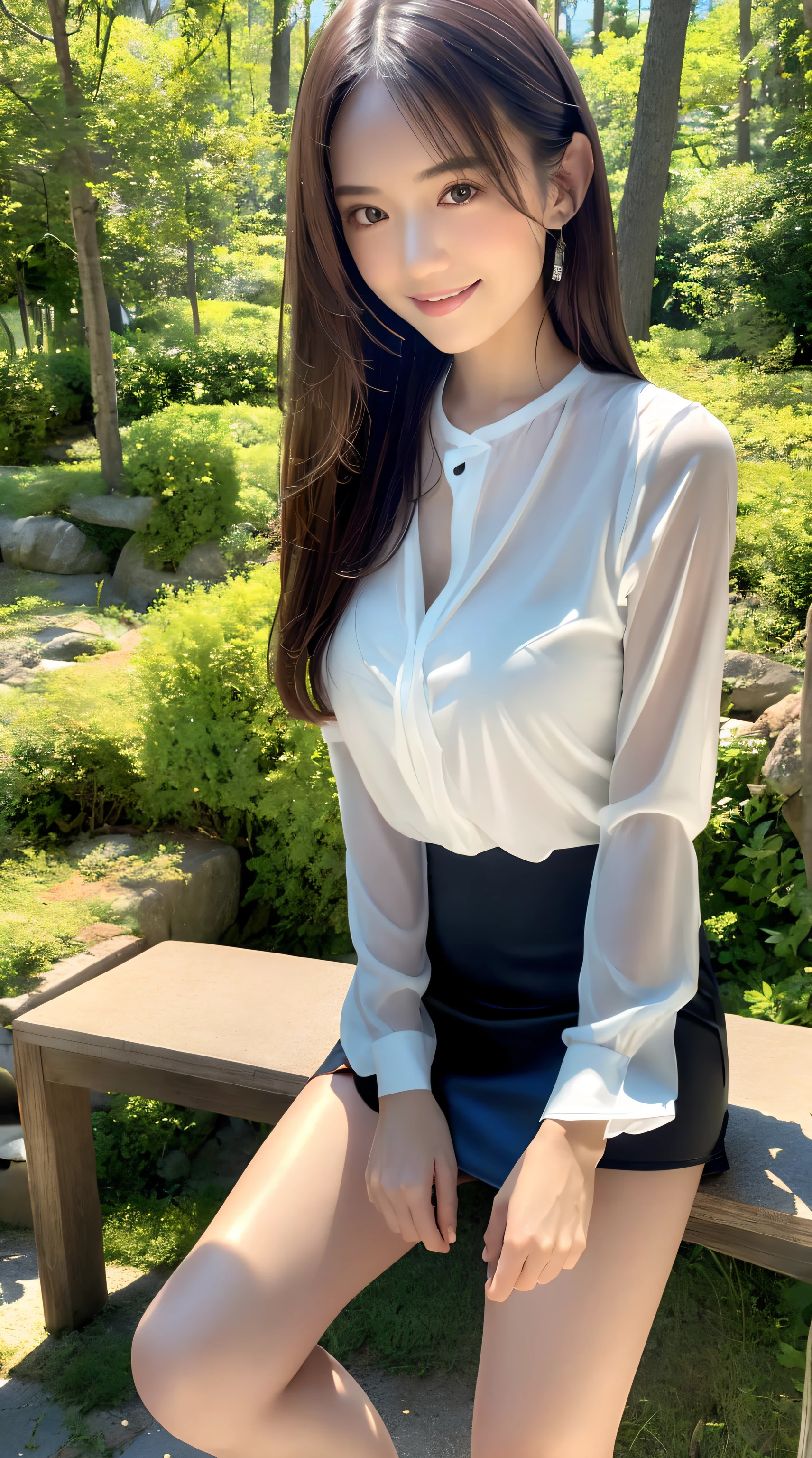 ulzzang -6500-v1.1, (Raw photo:1.2), (Photorealsitic), (See-through:1.3), (Real:1.4), upper class bewitching woman、１femele、luxury silk blouse:1.2, (Ultra-realistic pantyhose:1.2), No skirt、Sit at the bar counter、Cross your legs、Inviting look、