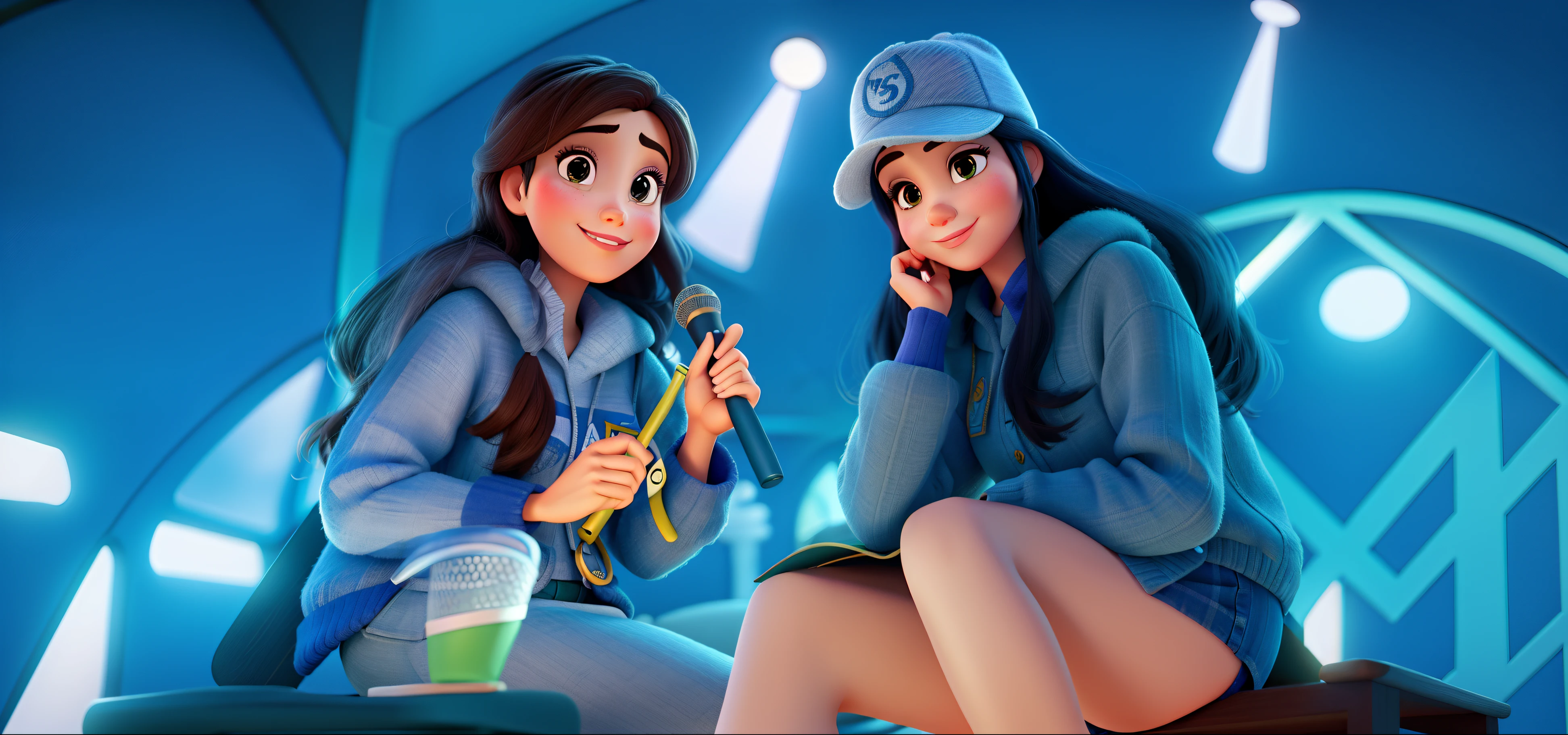 mulheres no estilo disney pixar,alta qualidade, melhor qualidade