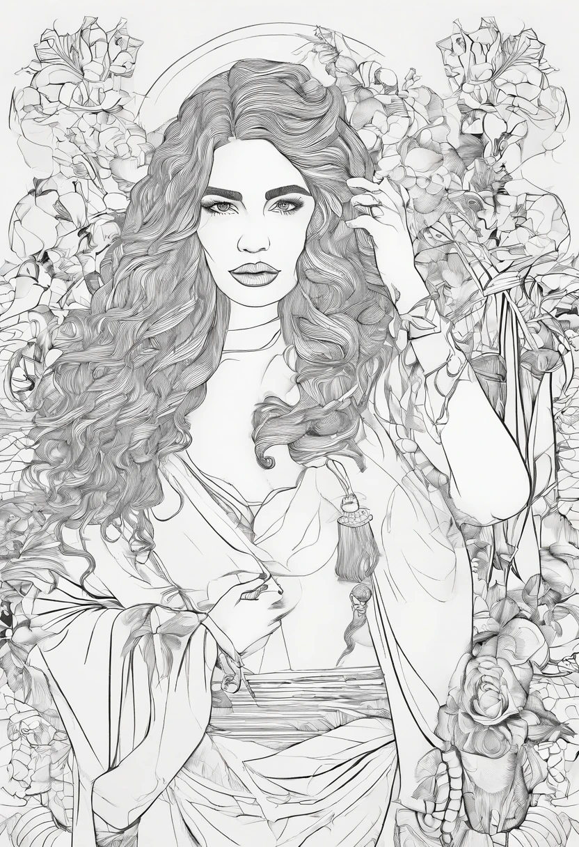 female with long hair, female with wavy hair, female with dark brown hair, female with red eyes, female with striking red eyes, female with pale skin, fair and delicate female, female with toned abdominal muscle, female with gold and black clothes, female with noble European clothes, historical, fully clothed female, female with Aristocratic Dress, female with covered body, female with long and flowing dress, female with toned body, female with red eyes, female with red eye color, female with toned stomach muscle, female with abdominal muscle, matching eye, young, beautiful, soft, sweet, gentle