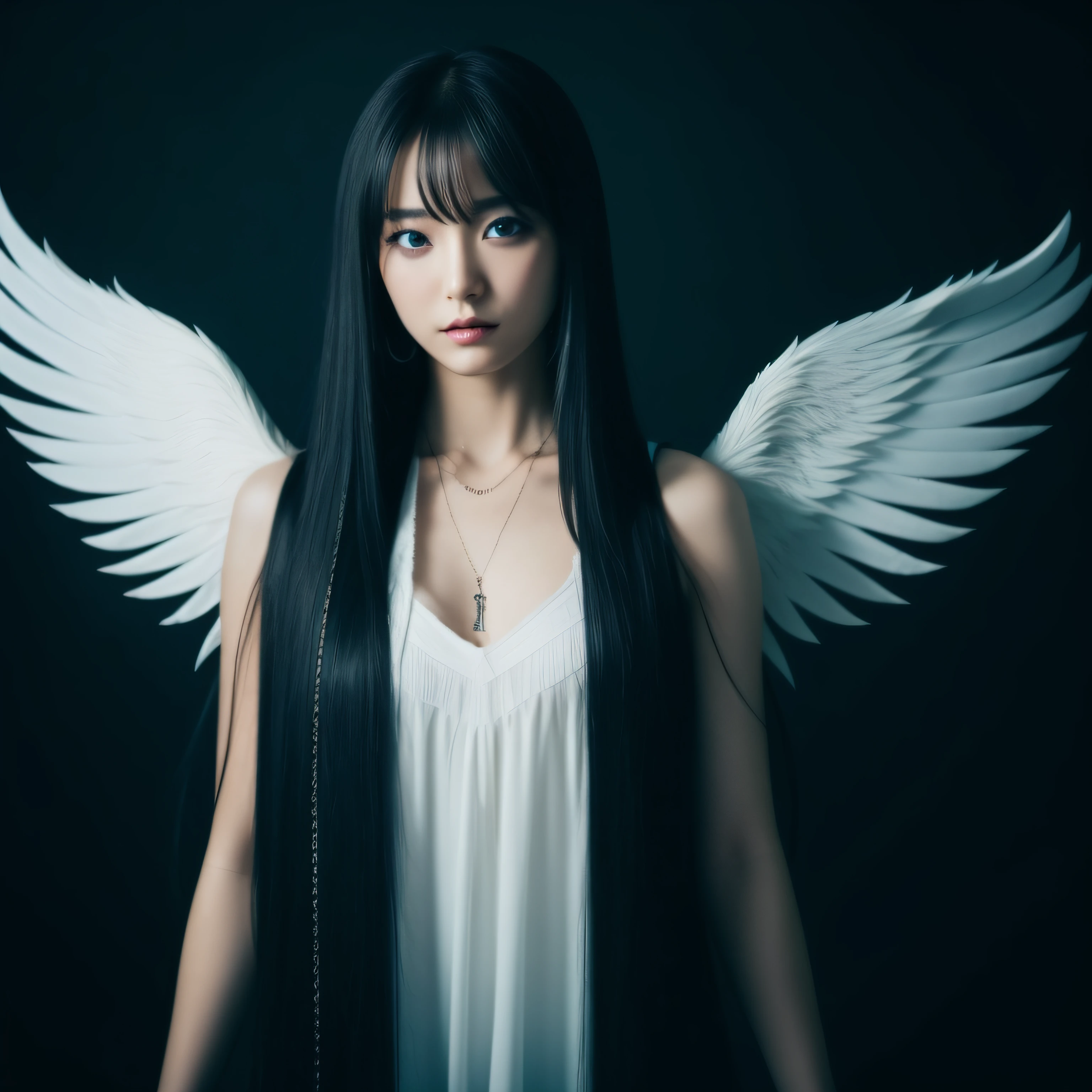 Fallen Angel、Black Flame、a beauty girl、
