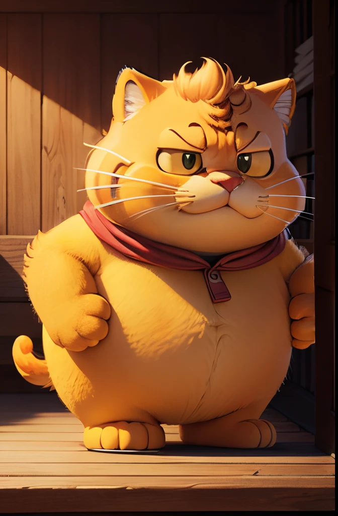 cattastic, Garfield, Gatos muy peludo, muy colorido