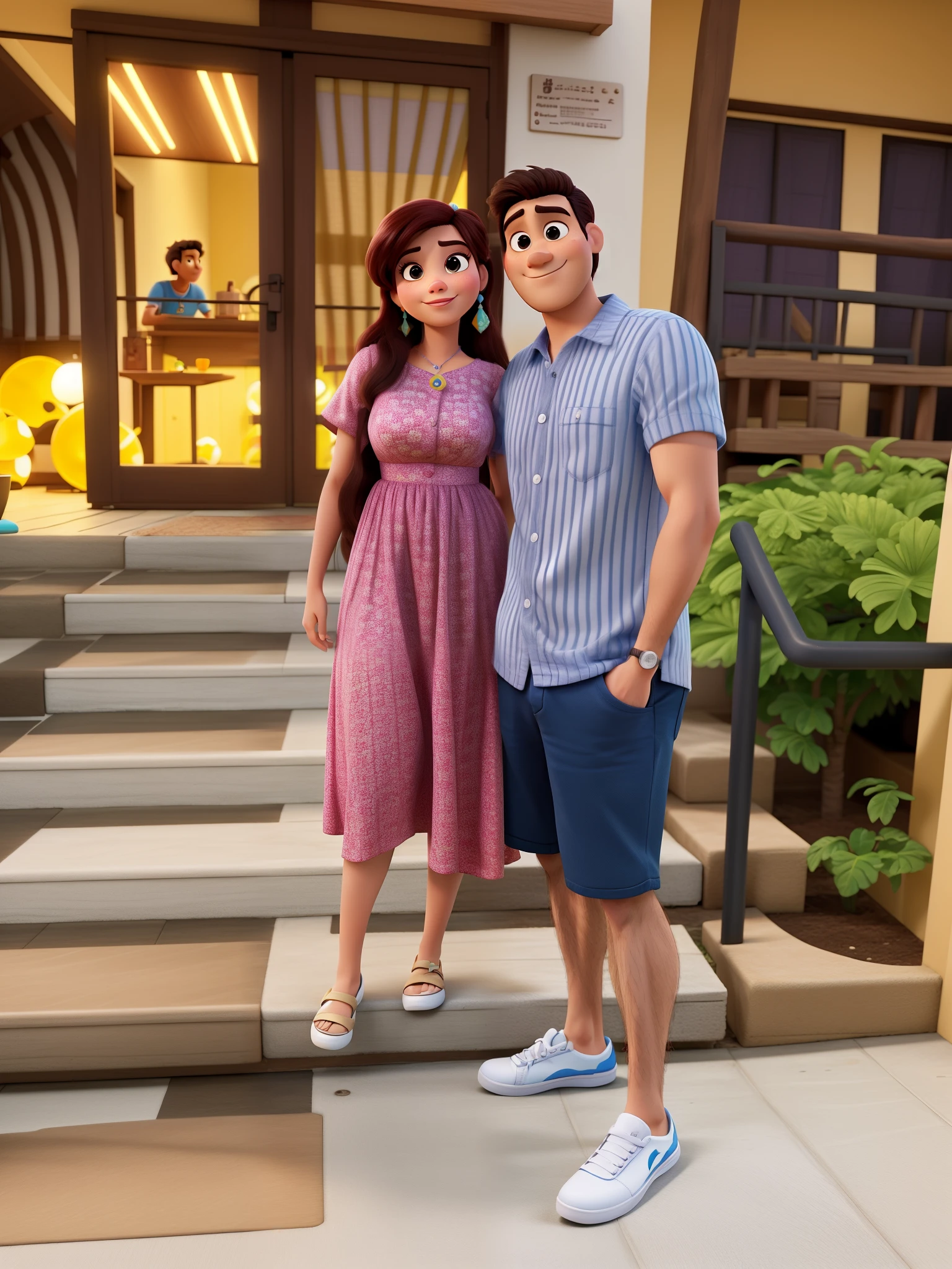 casal estilo pixar, melhor qualidade