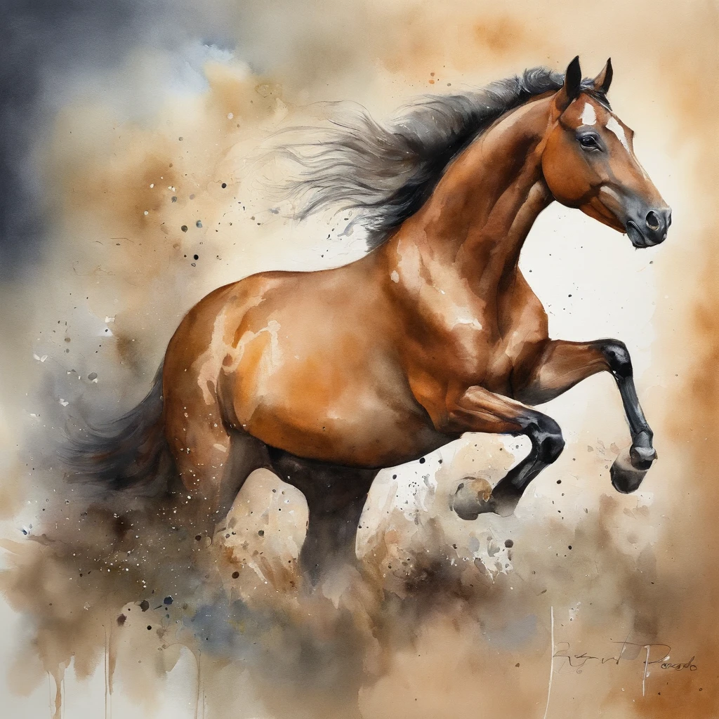 1 caballo salvaje, hermoso su pelaje de color negro brillante ,clina larga con movimiento por el viento, cuerpo perfectamente definido y detallado, jinete mujer hermosa rostro delicado y bien detallado con sombrero baquero, epic, ultra, (fotorrealista:1.4), (obra maestra),(Calidad superior, 8k, 32 cucharaditas., mesa), (dynamic pose), ((Mejor calidad)), ((obra maestra)), (muy detallado:1.3), (cinematic lighting), 3D, hermoso,