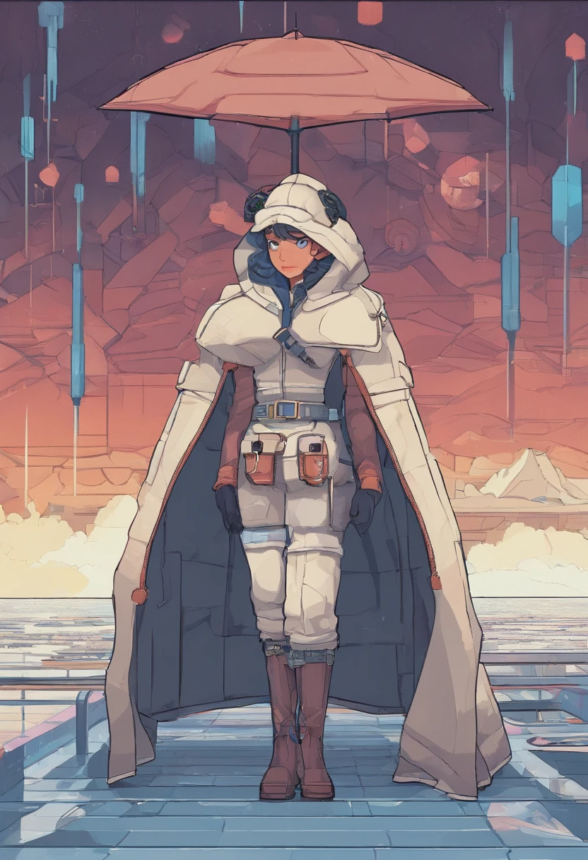 ((high definition)), ((full body)) press photography, ((aviator))((wearing open raincoat and lingerie)), ((Lockheed Vega 5B in the arctic)), ((enchanting)), ((big butt, huge boobs)), ((looking away from the camera)), Detailed, Detailed pretty face, Sharp Focus, (Detailed and intricate), 4k, Leica 35mm F2.8, Fuji Superia Reala 100
