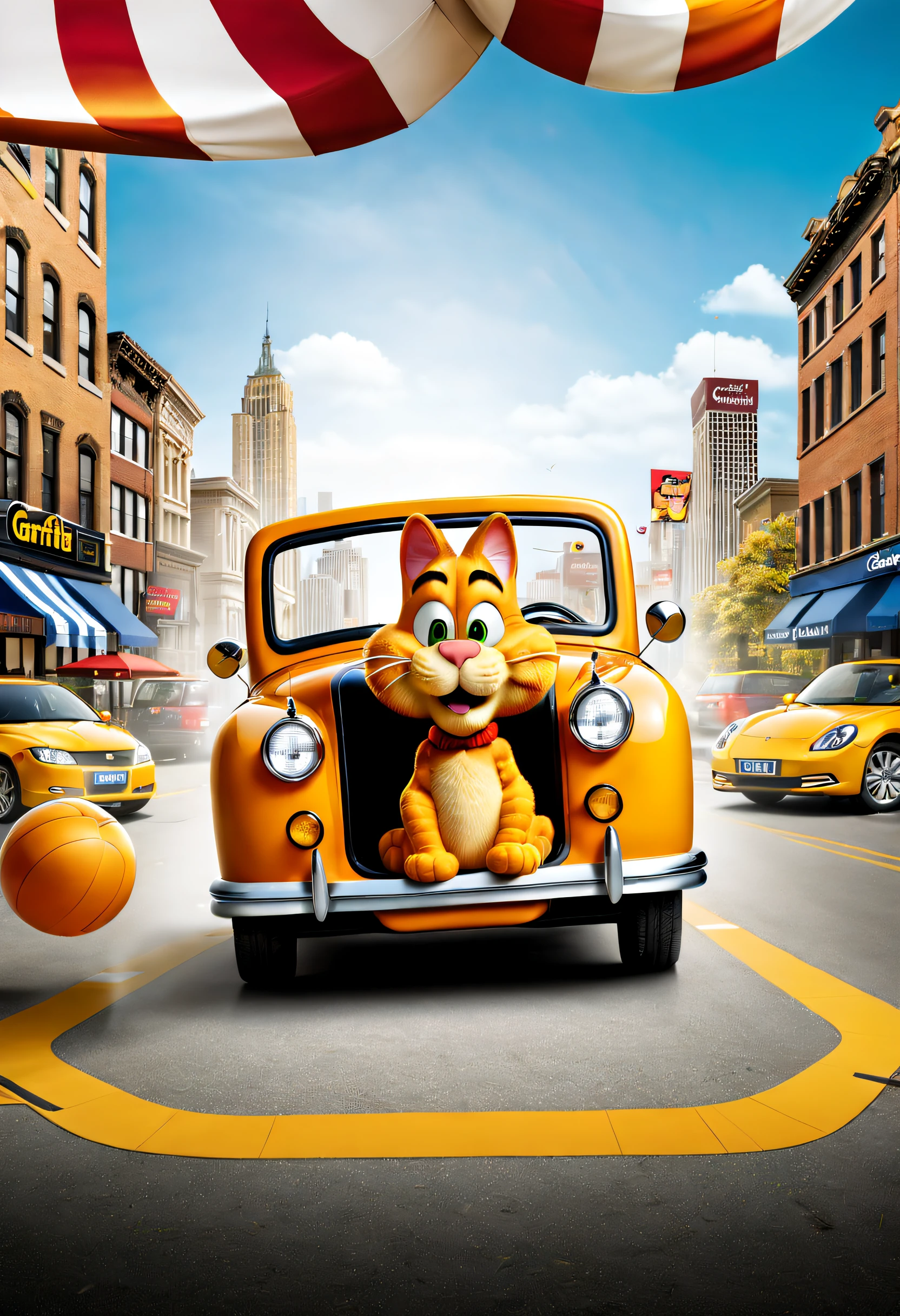 Brand advertising,Creative poster,Garfield Mobile,
