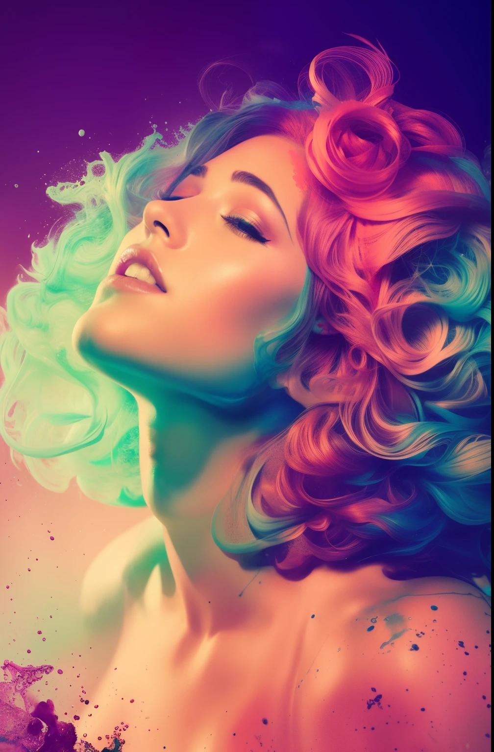 Alberto seveso art, boudoir, water ink, ink water, ink cloud, alberto seveso art, loose painting style, intricate detail, cinematic lighting, octane render, 8k render, volumetric lighting